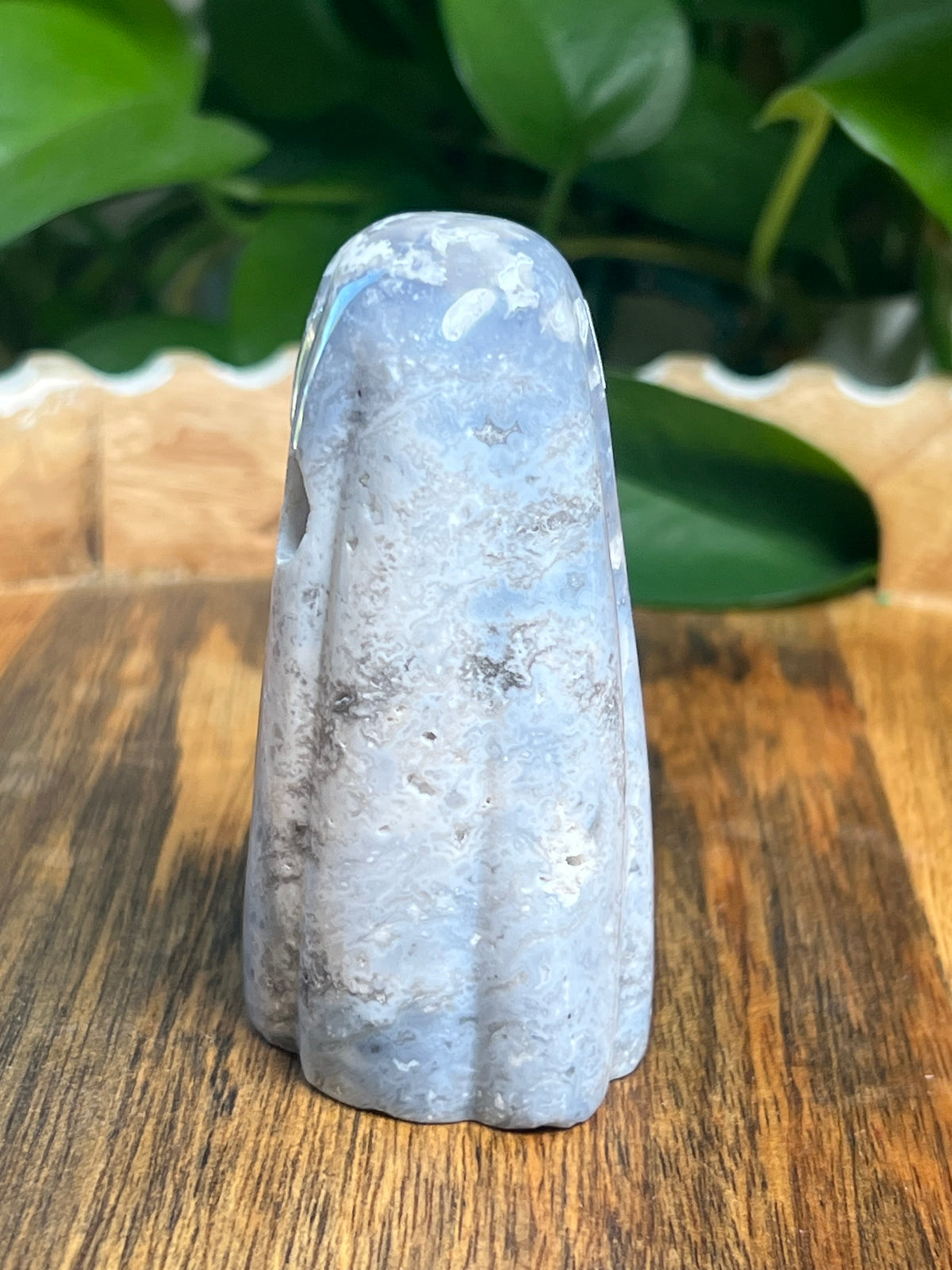 Blue Plume Agate Ghost: J