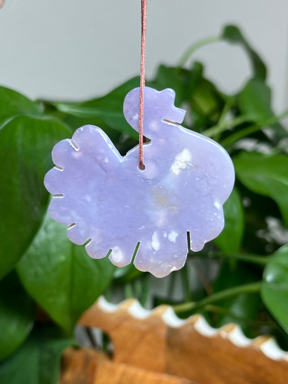 Purple Chalcedony Turkey Ornaments