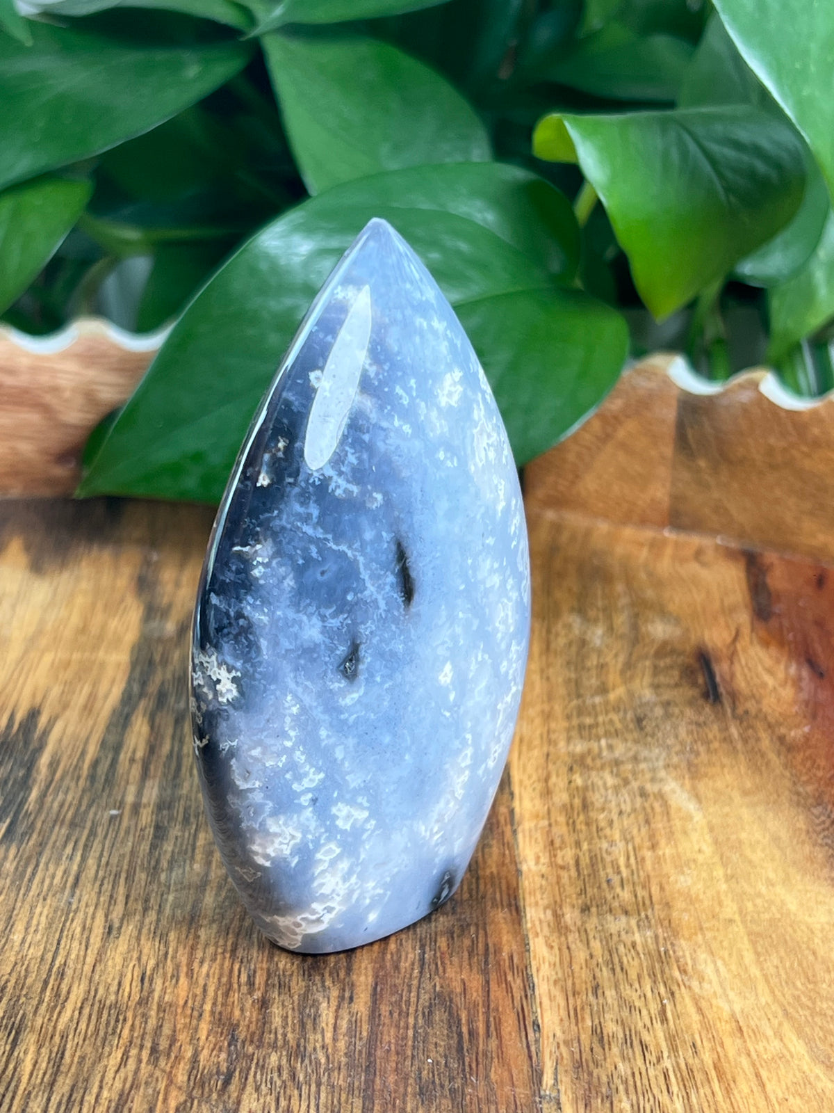 Blue Plume Agate Flame: TV
