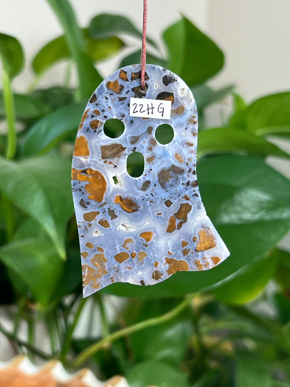 Brecciated Jasper Ghost Ornaments
