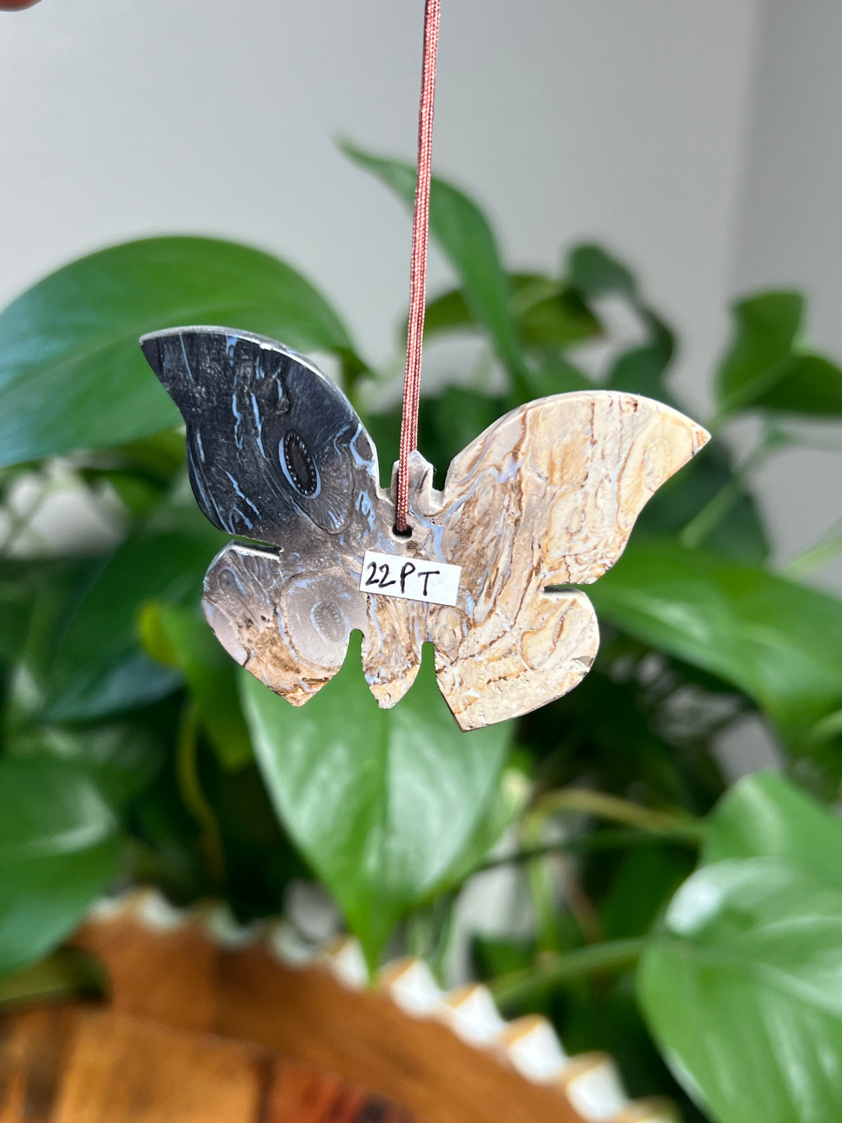Palm Root Ornament Butterfly: PT