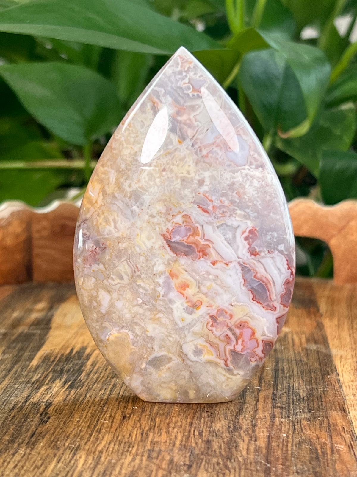 Sumatra Plume Agate Flames