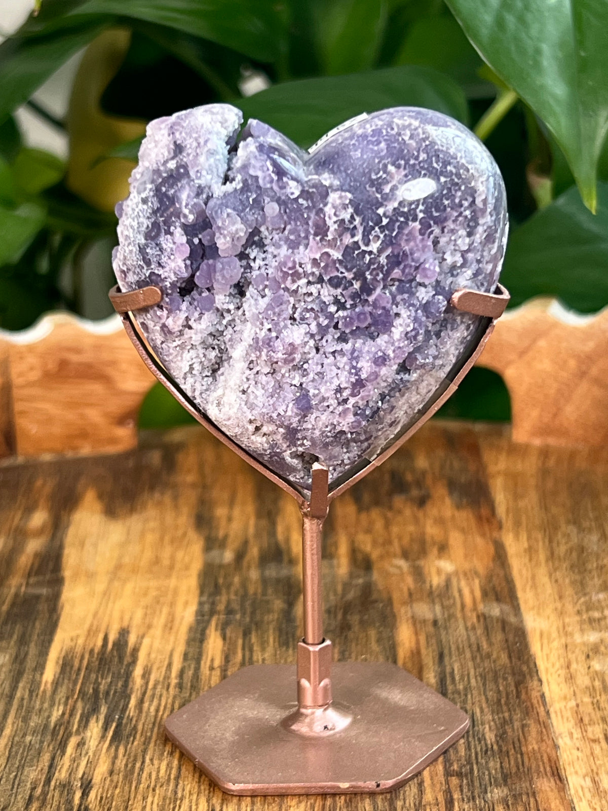 Grape Agate Heart: BX