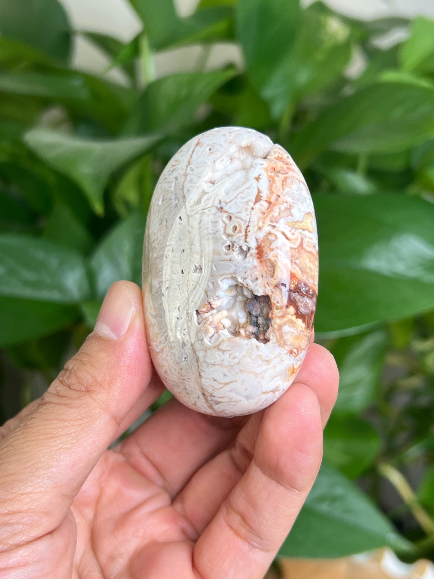 Tube Agate Palmstone: MB