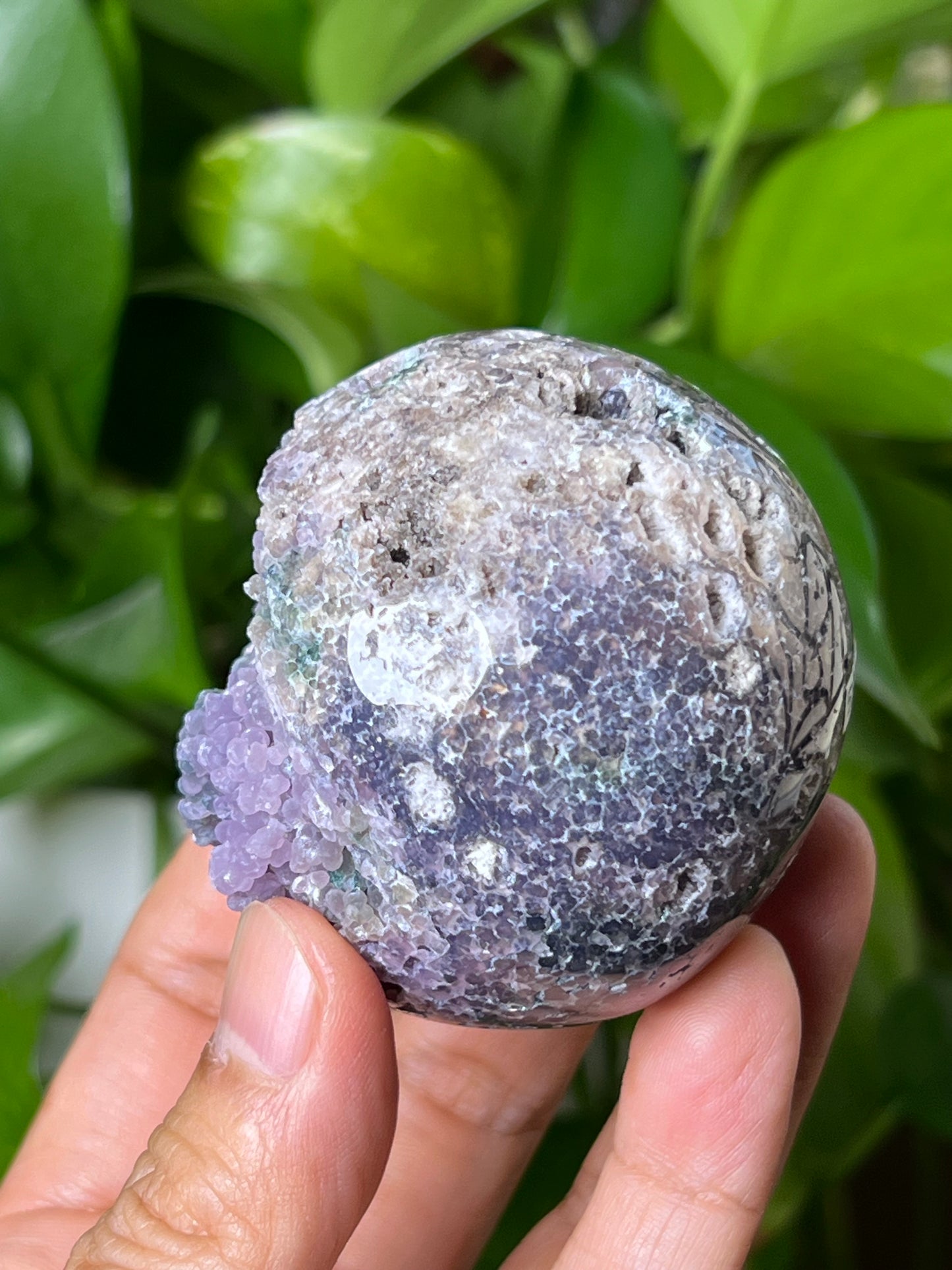 Grape Agate Sphere