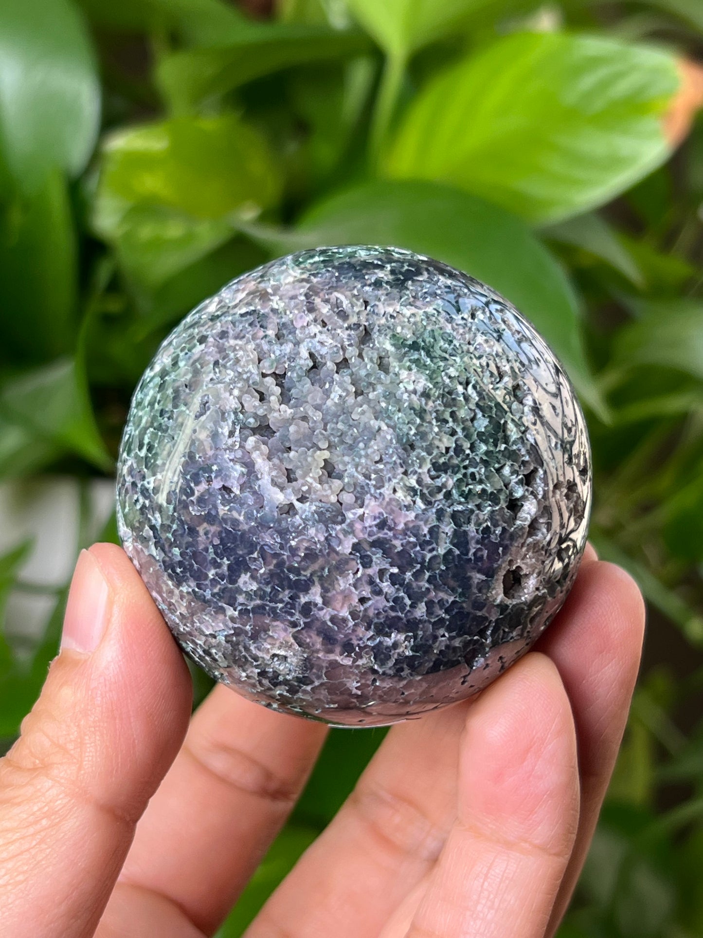 Grape Agate Sphere