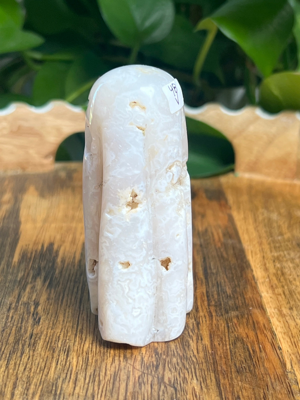 White Plume Agate Ghost: V