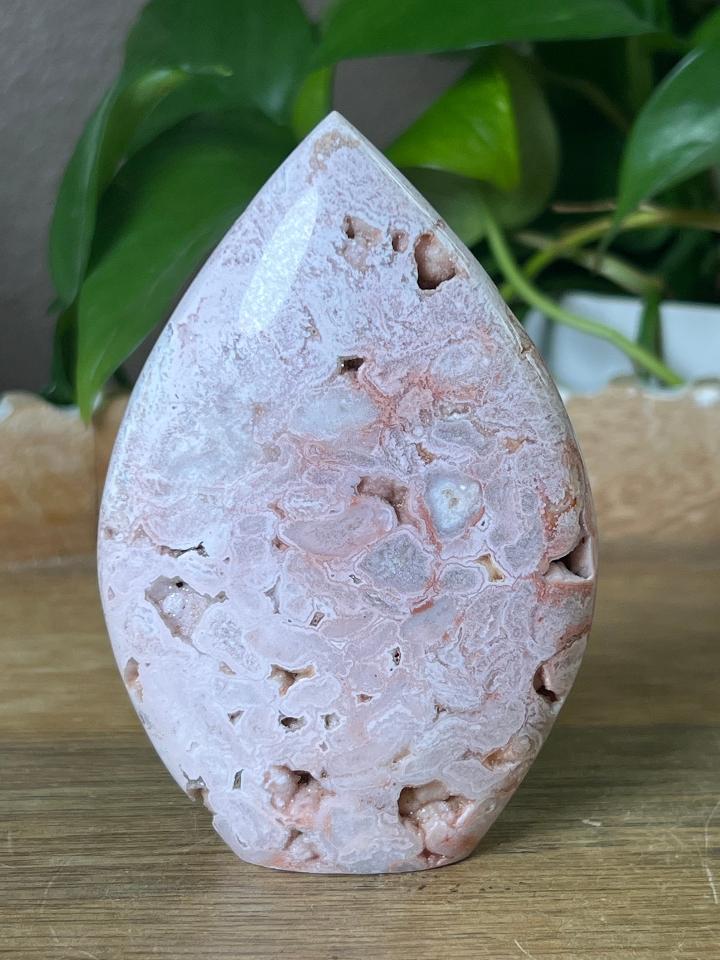 Pink Carnelian Flame