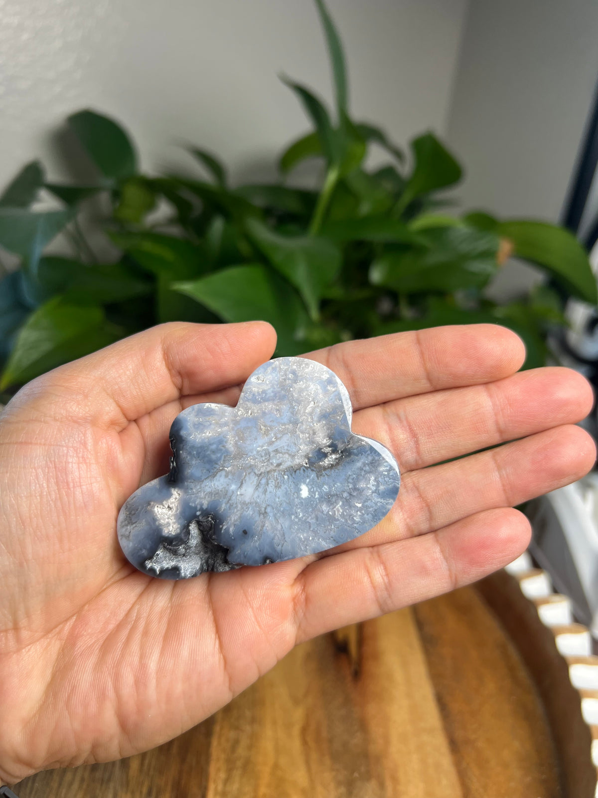 Blue Plume Agate Mini Cloud: PX