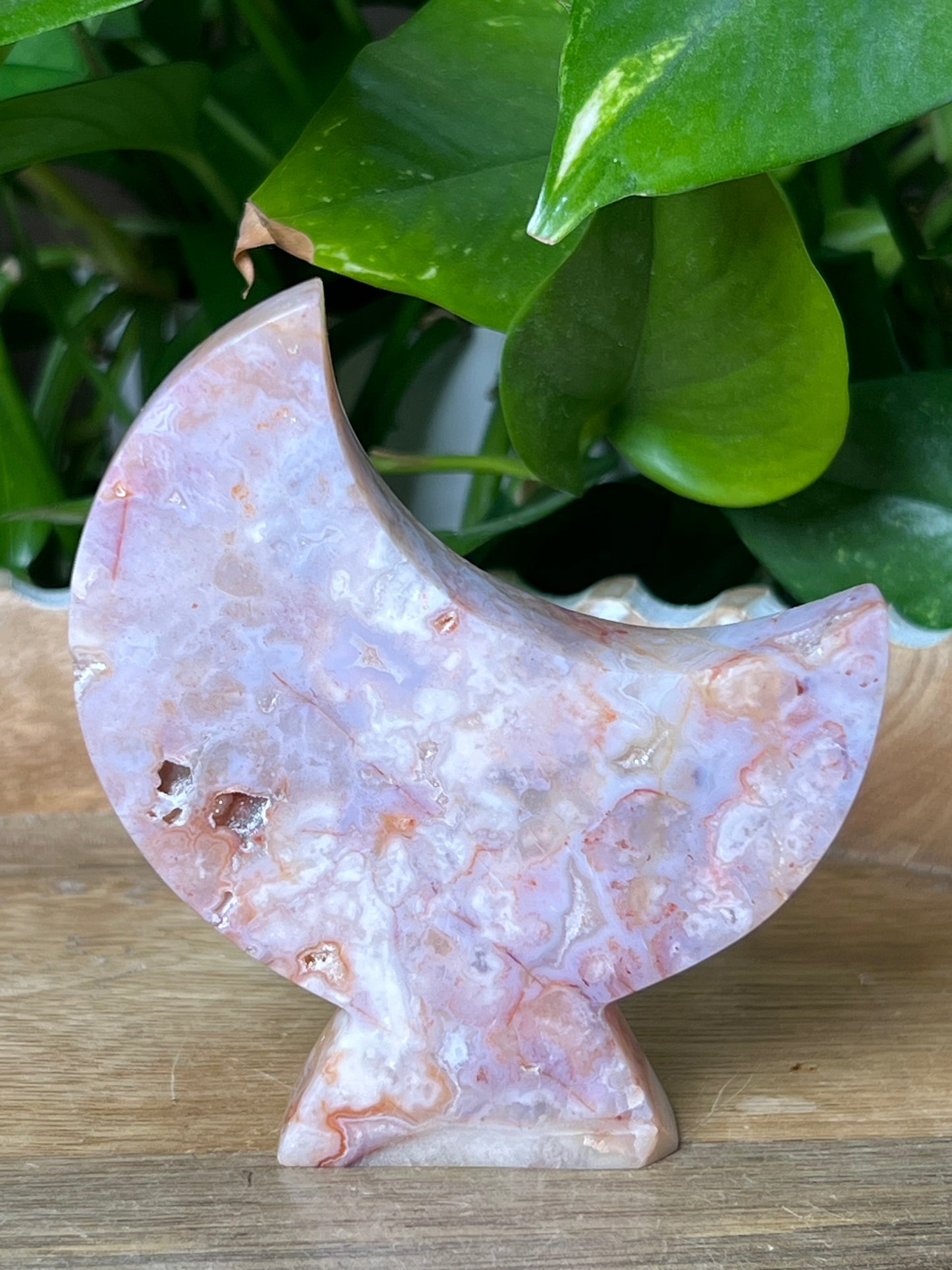 Pink Carnelian Moon