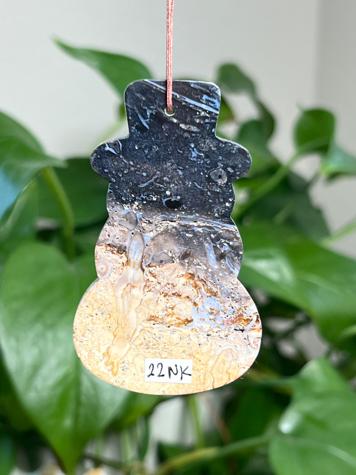 Palm Root Snowman Ornaments