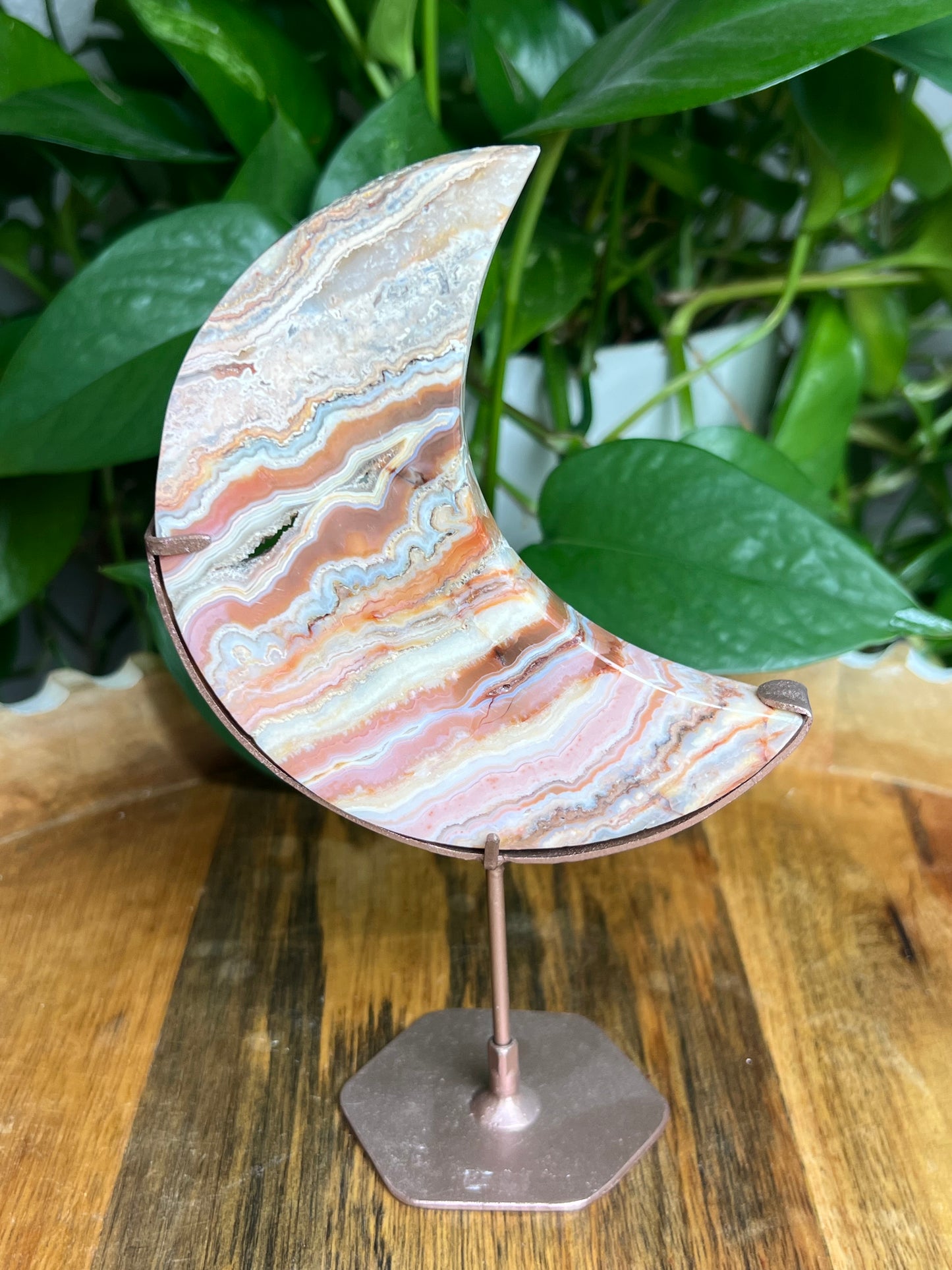 Crazy Lace Agate Moon: XV