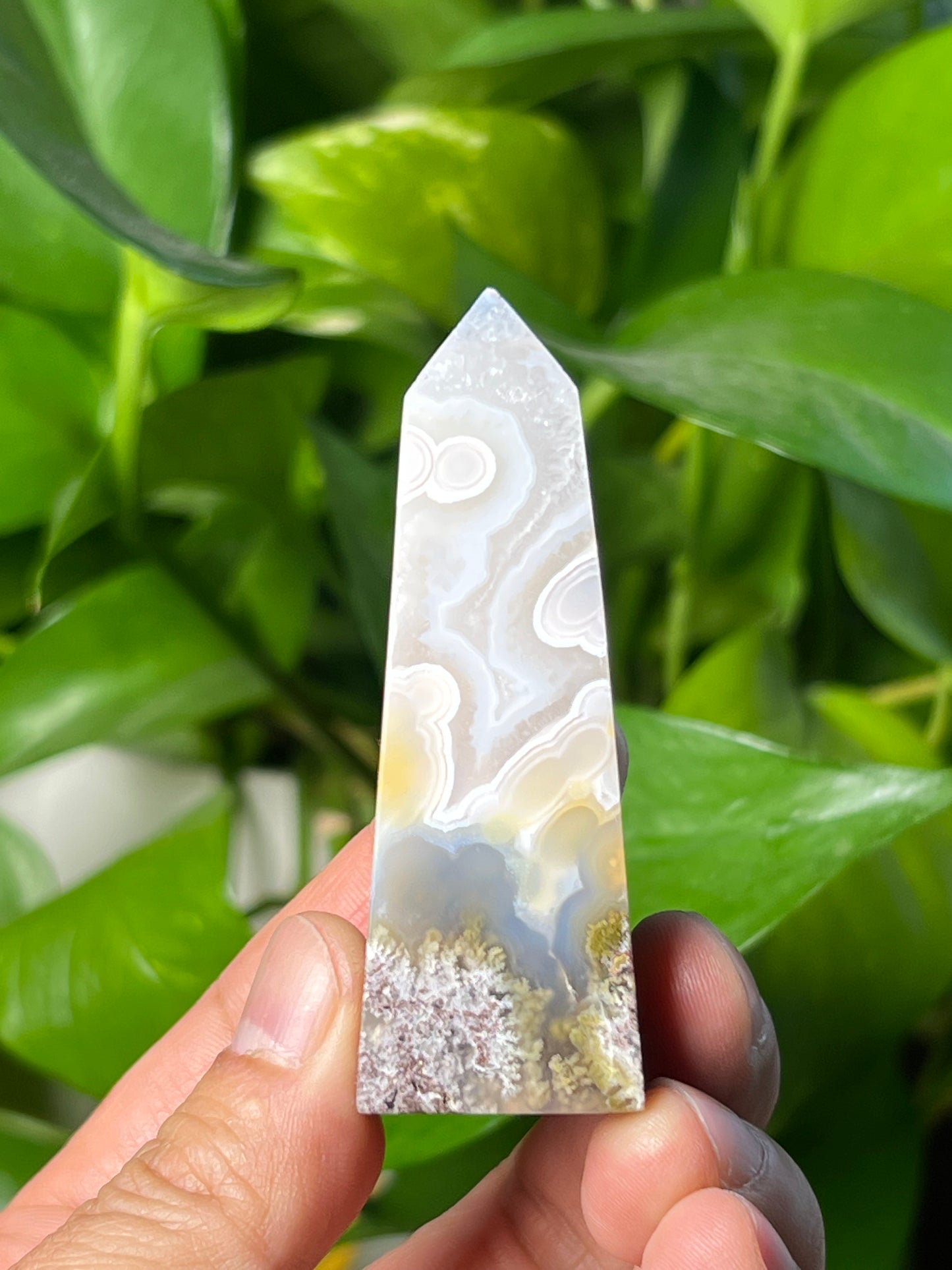 Scenic Moss Agate Tower