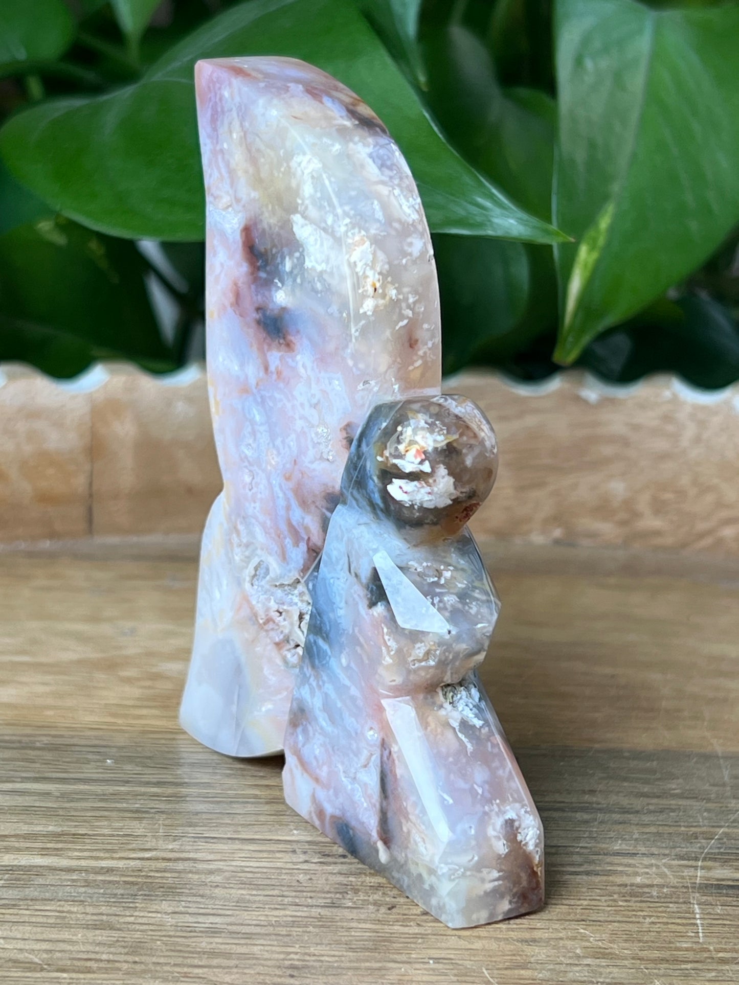 Rainbow Plume Agate Fairy