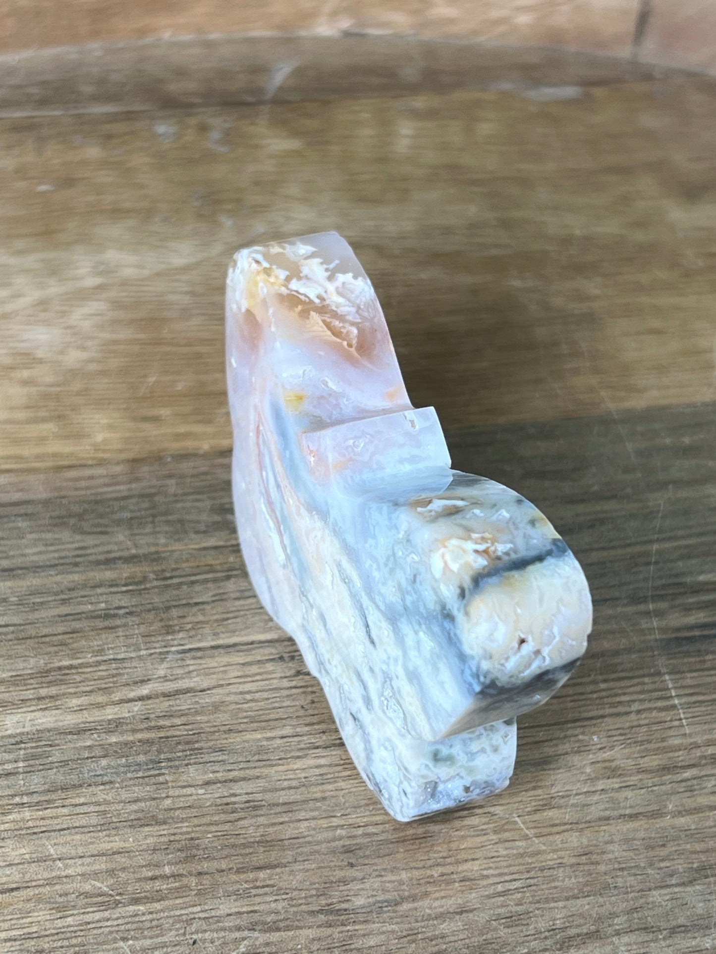 Rainbow Plume Agate Butterfly