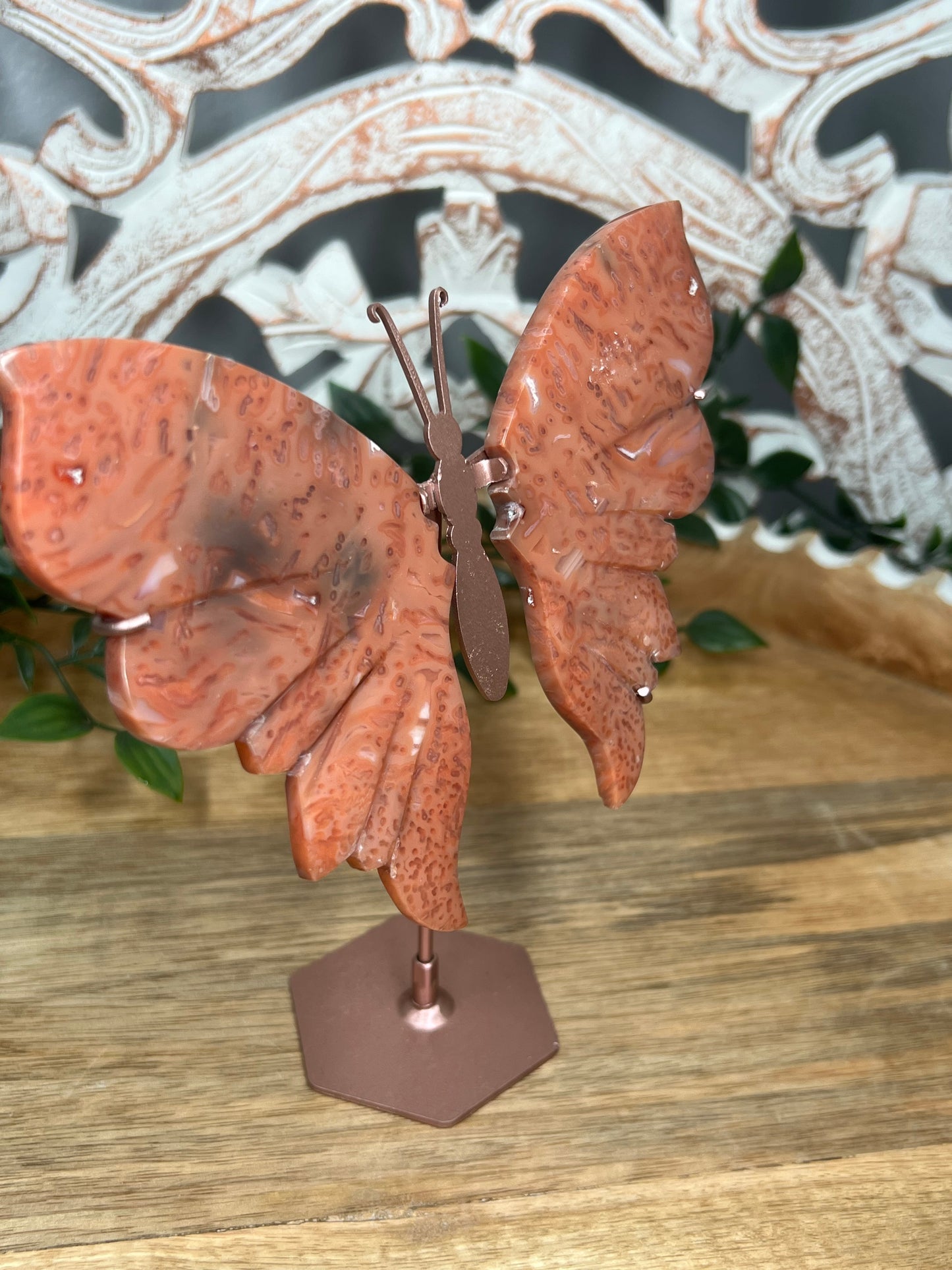 Pink Carnelian Wings