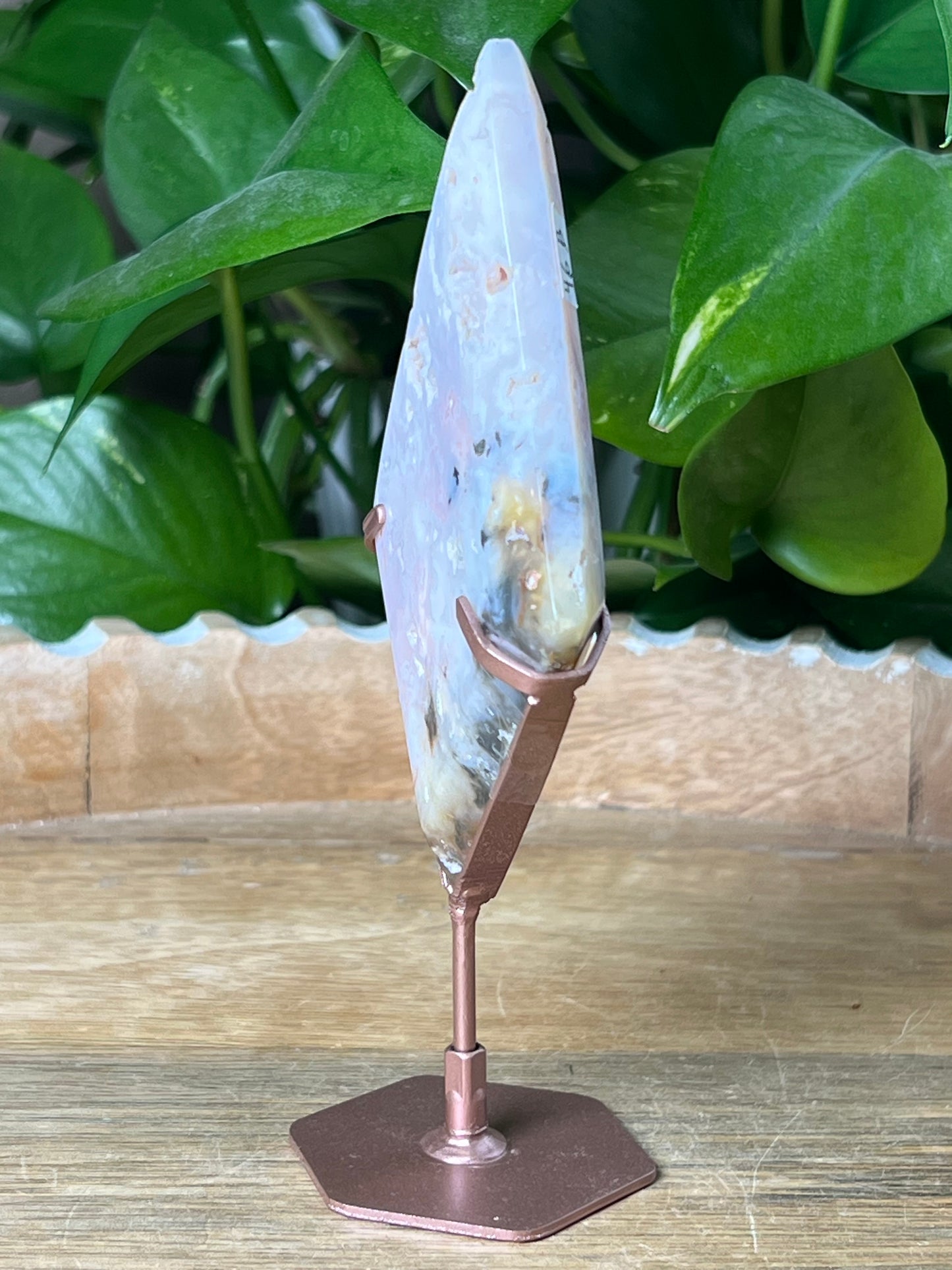Rainbow Plume Agate Diamond