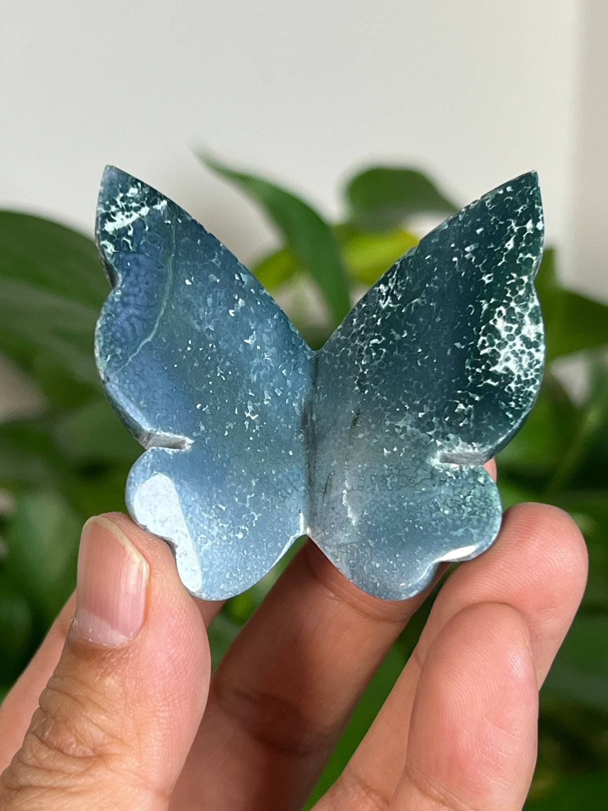 Grape Agate 3D Butterflies