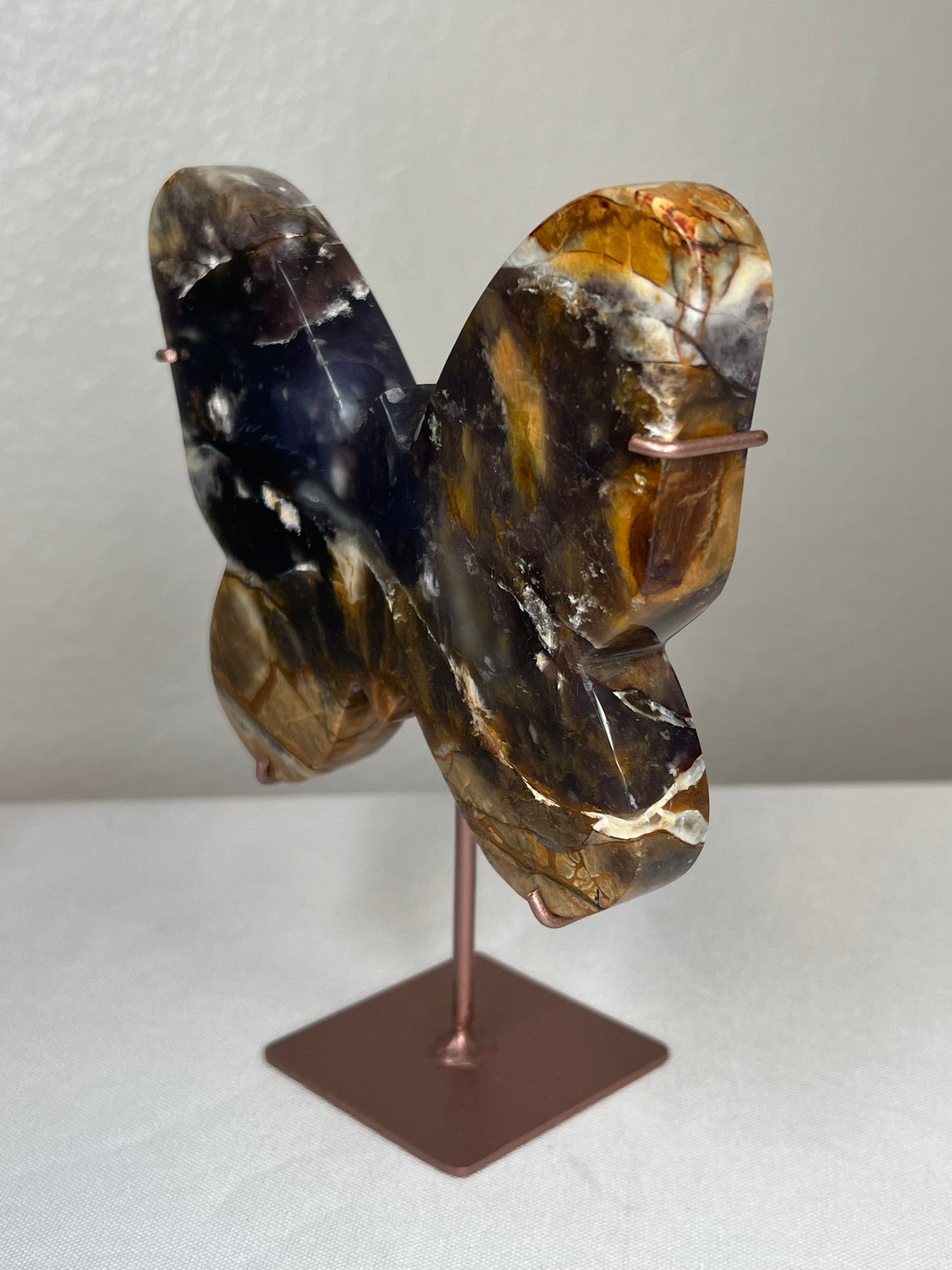 Purple Chalcedony Butterfly