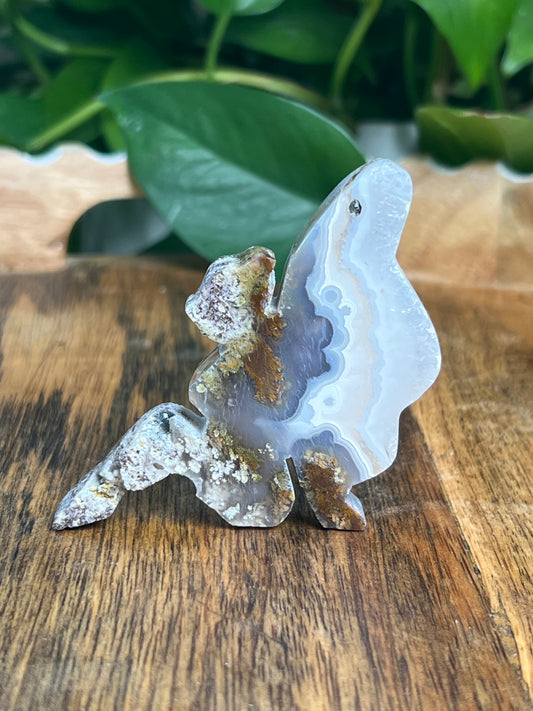 Scenic Moss Agate Pixie Fairy: E