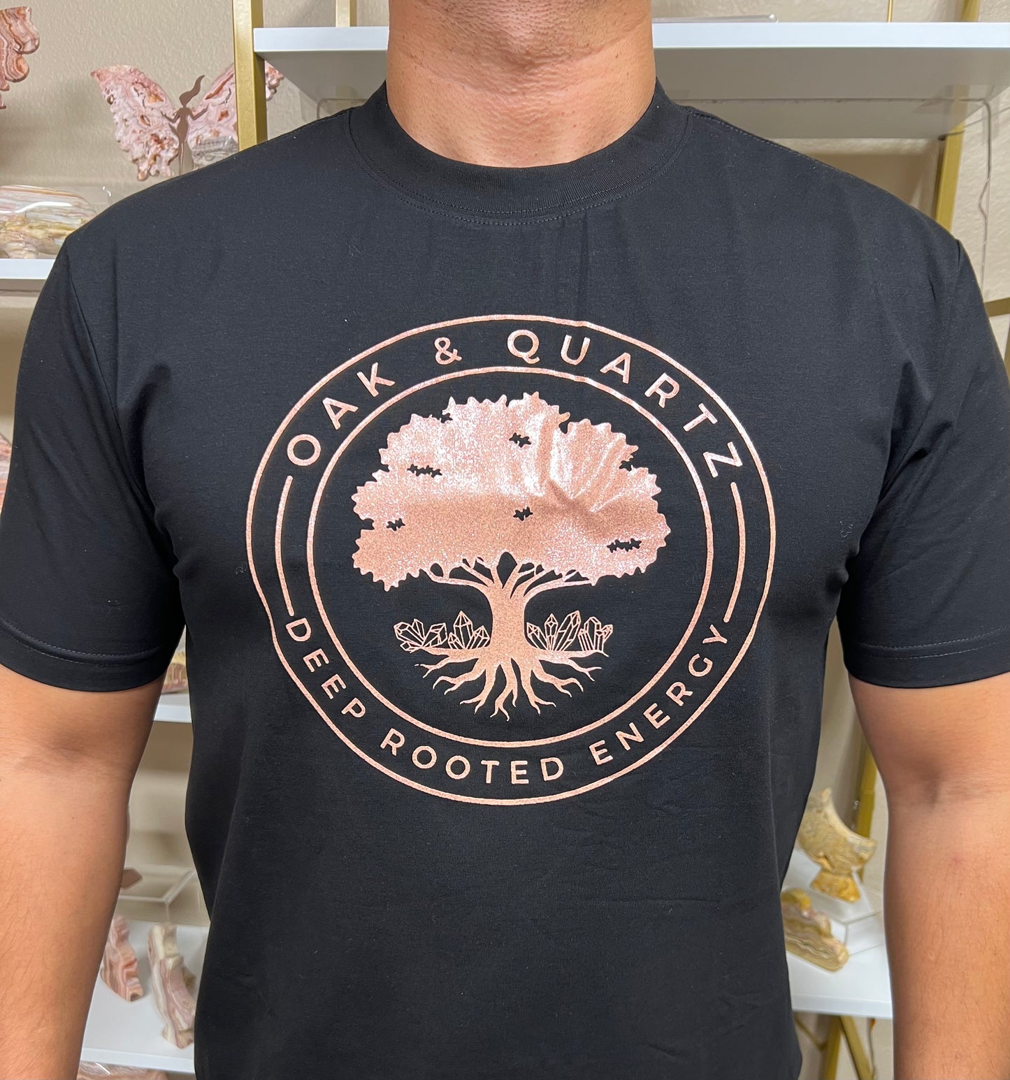 Oak & Quartz T-Shirt (Black)