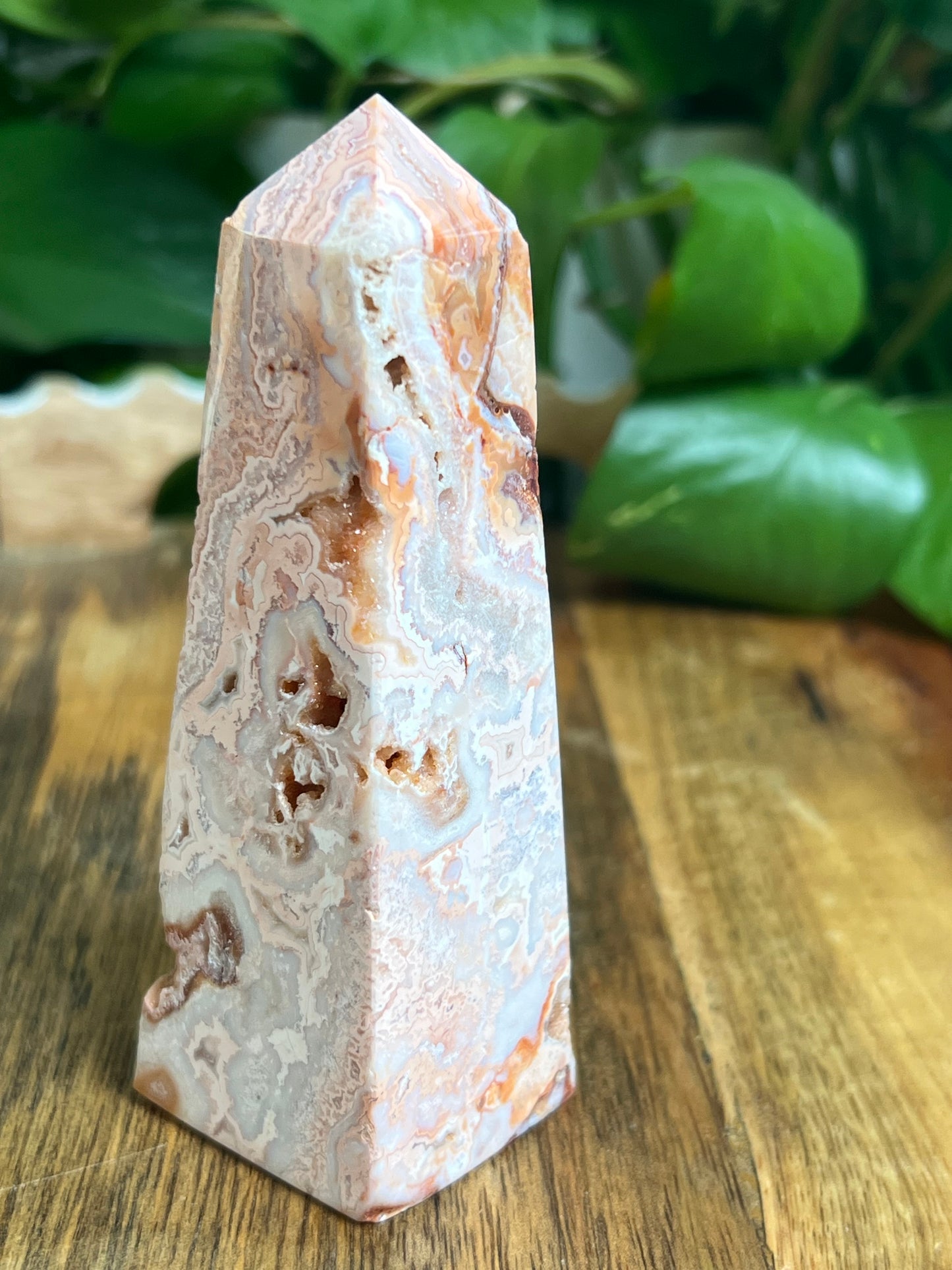 Crazy Lace Agate Tower