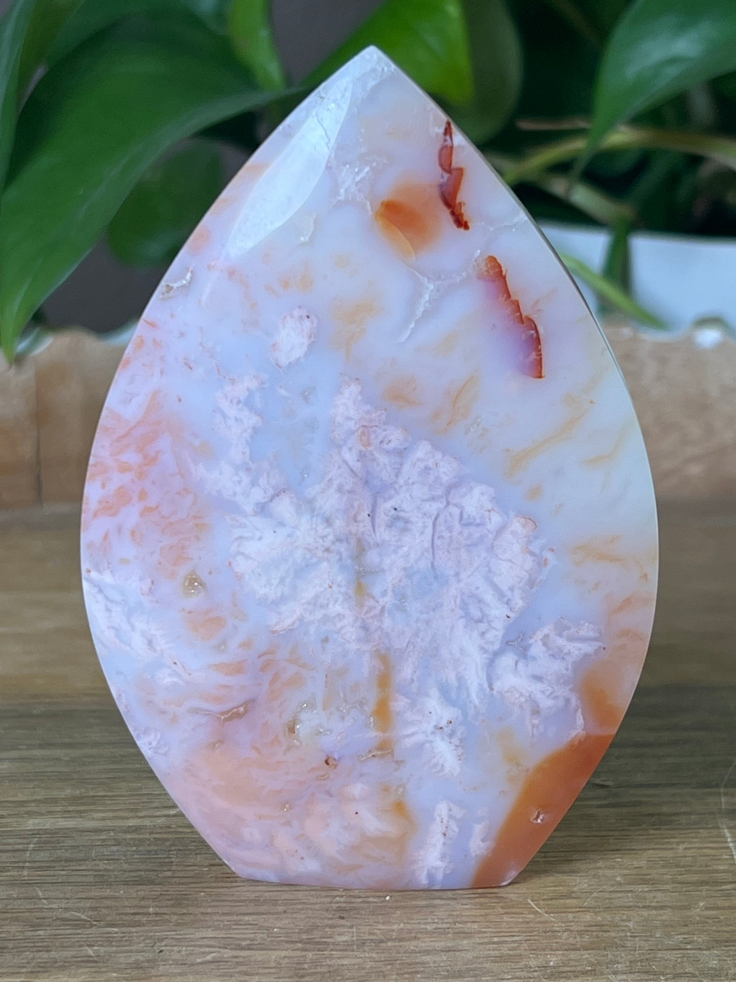 Pink Carnelian Flame