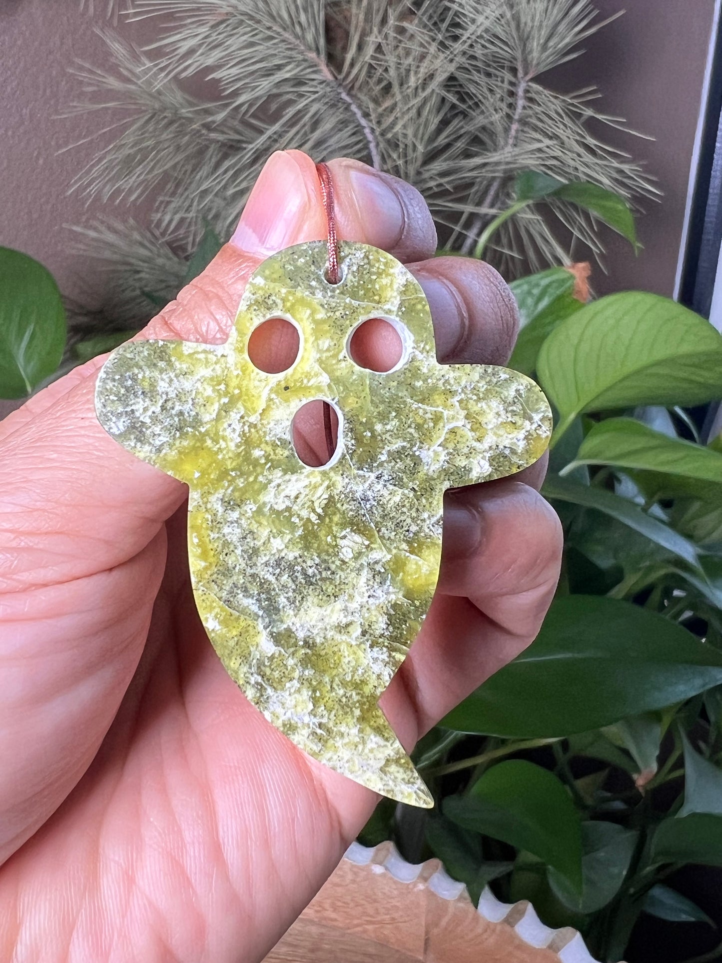 Idocrase Ghost Ornament