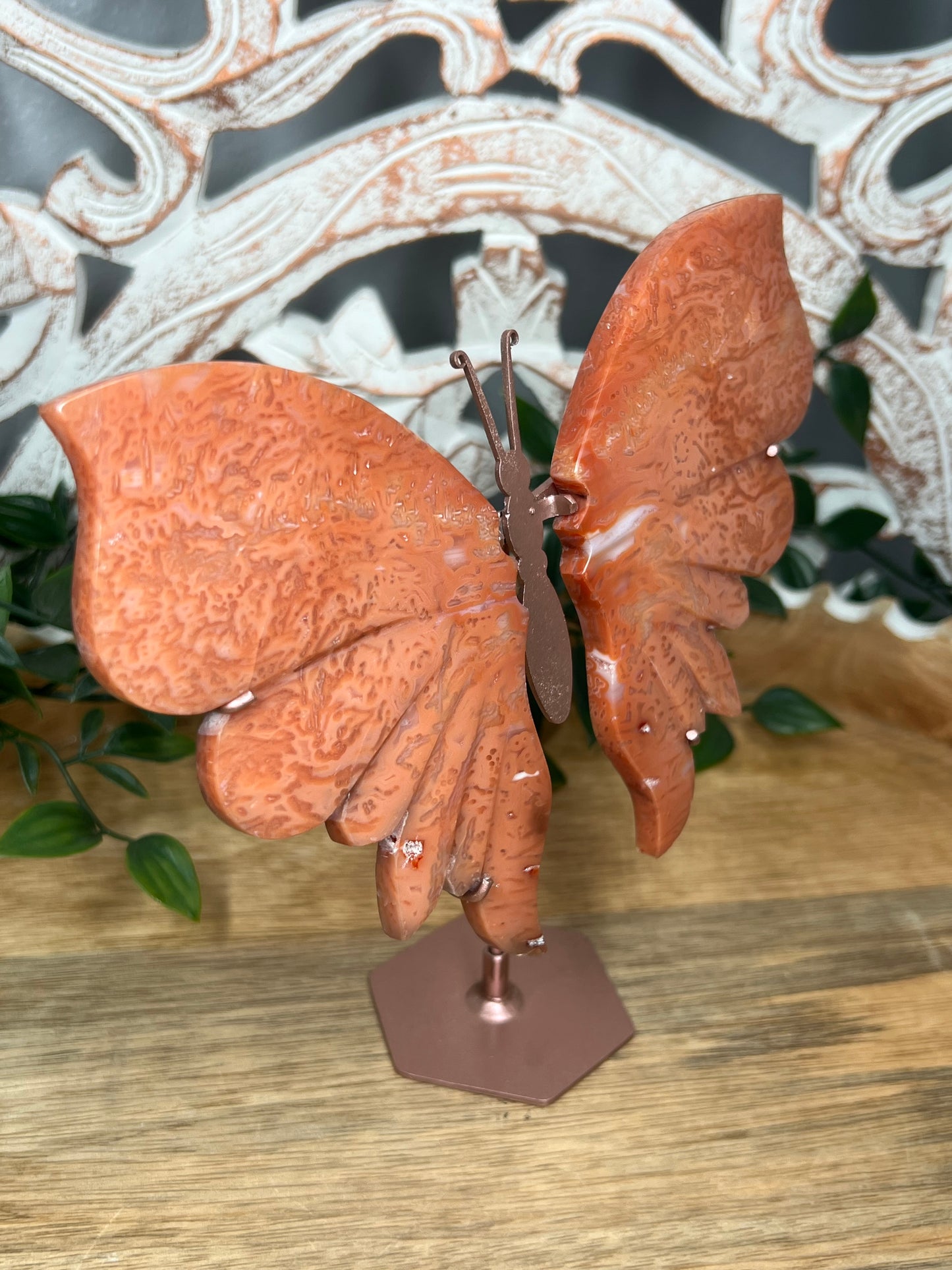 Pink Carnelian Wings