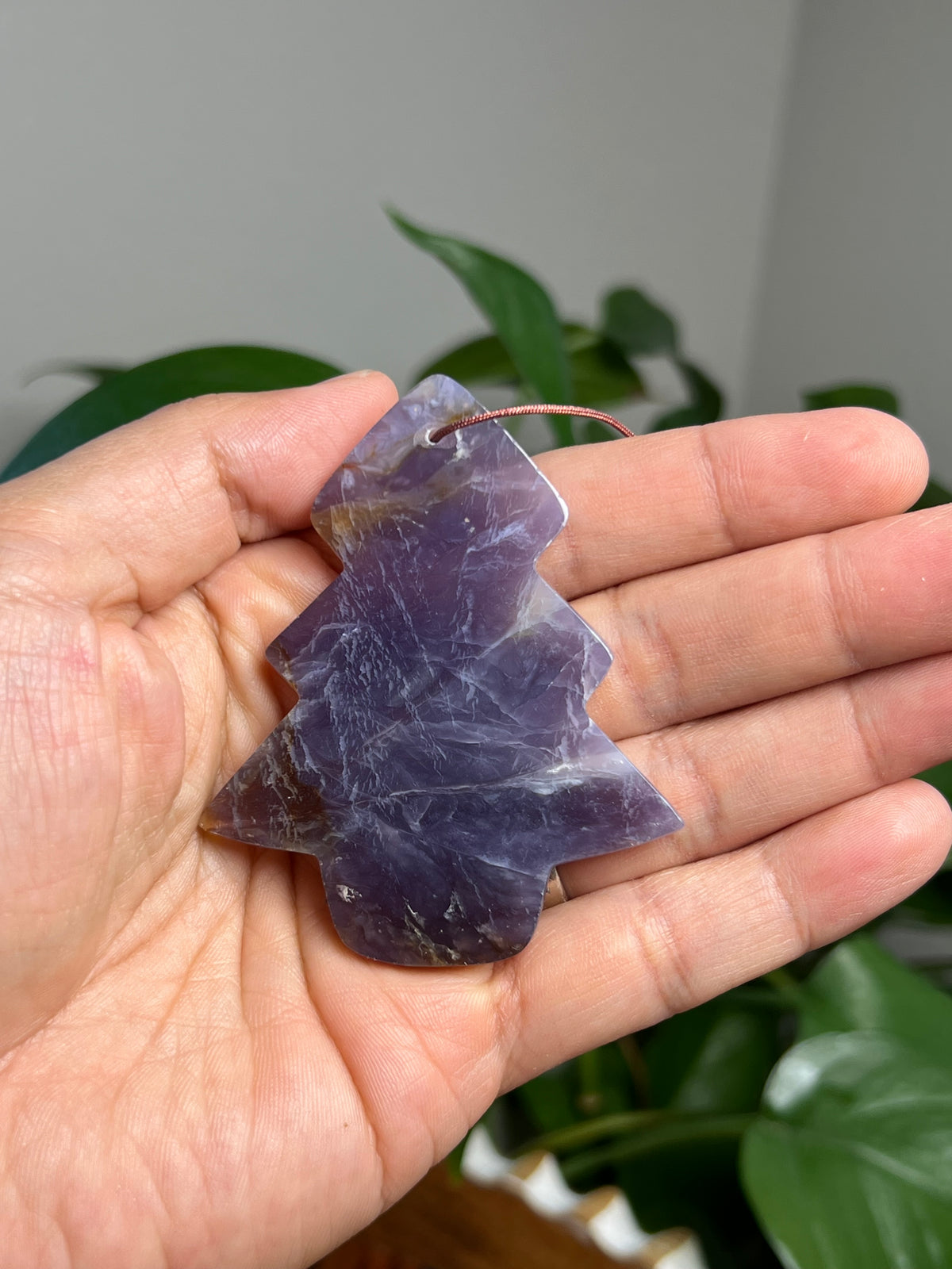 Purple Chalcedony Ornament Tree: CK