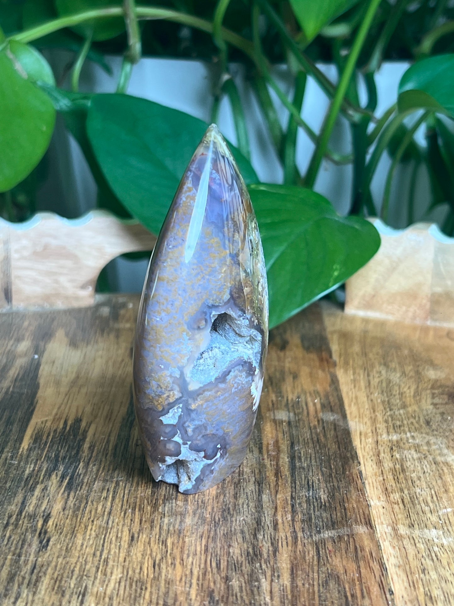 Scenic Moss Agate Flame: XC