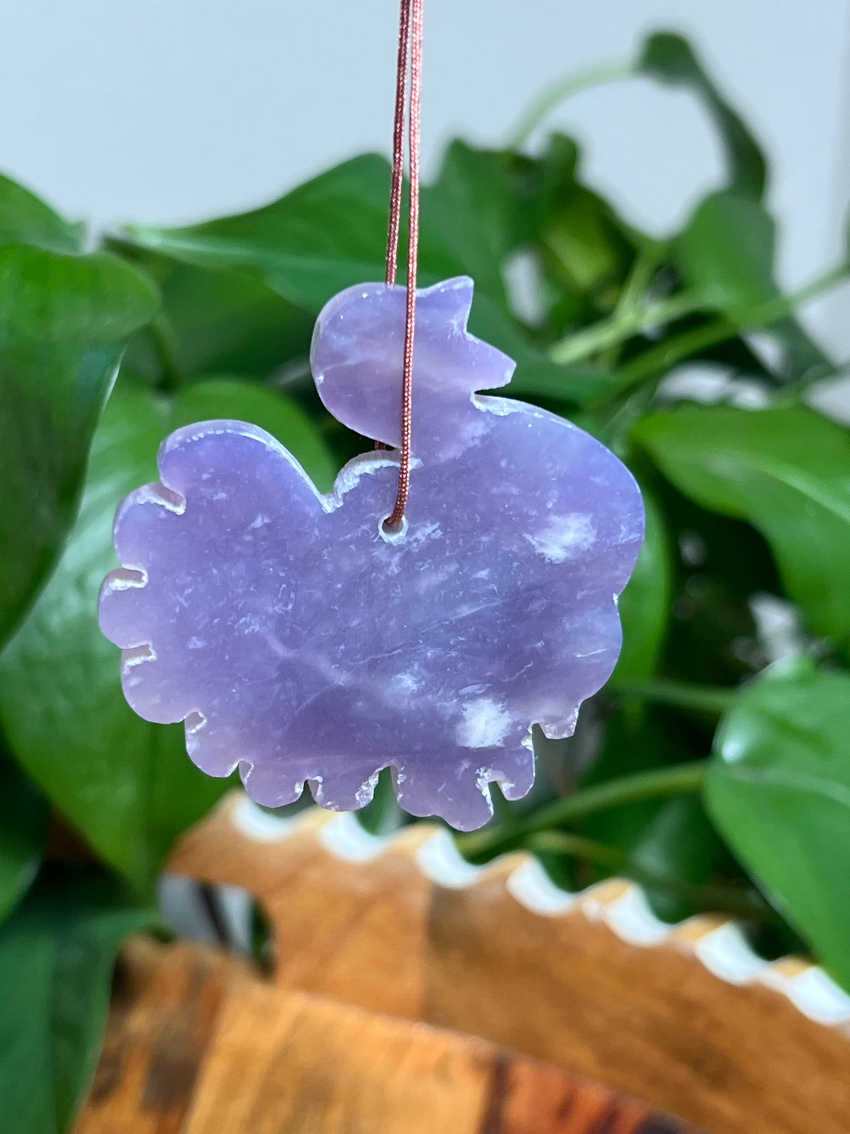 Purple Chalcedony Turkey Ornaments