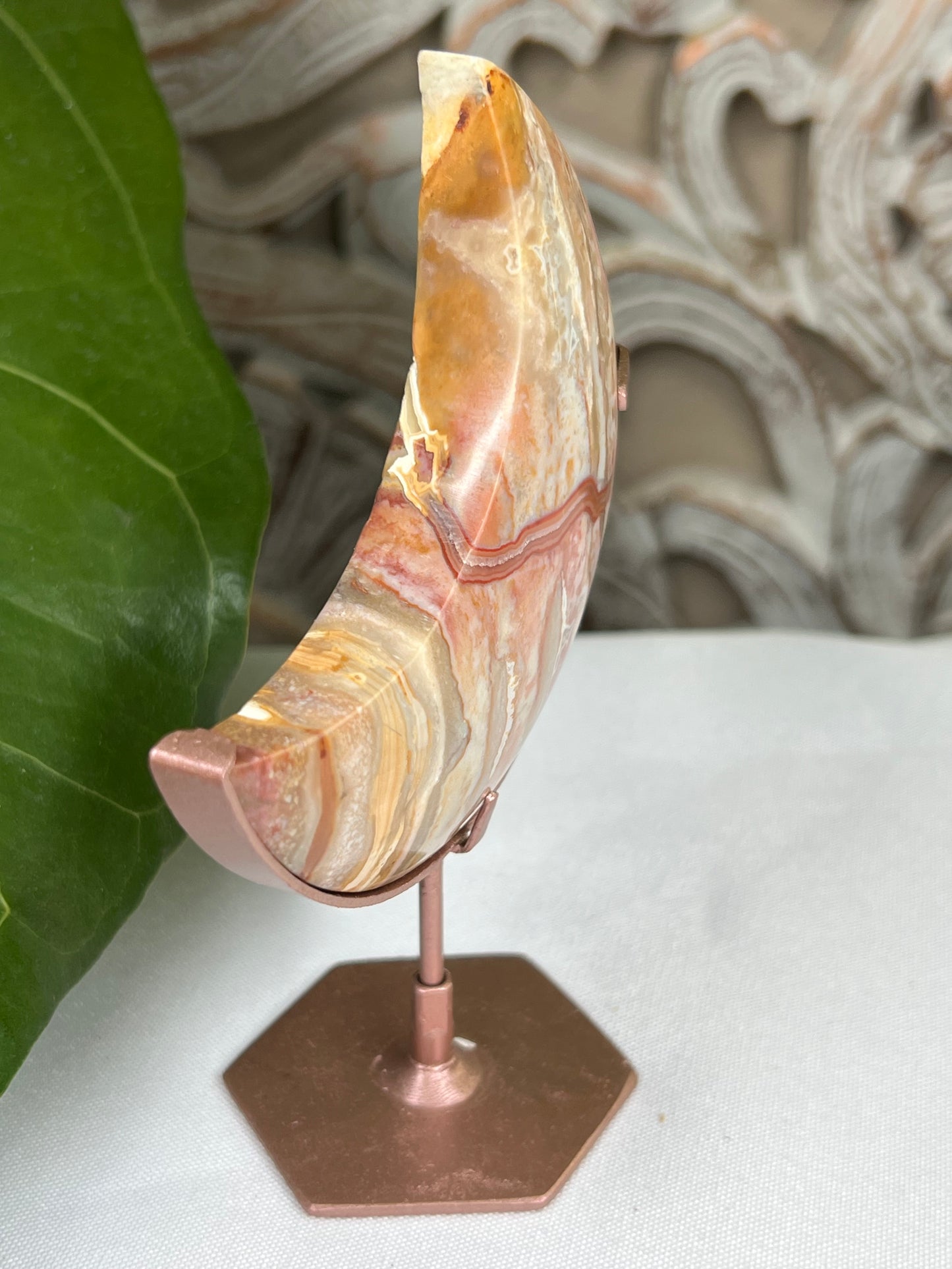 Milky Jasper Moon
