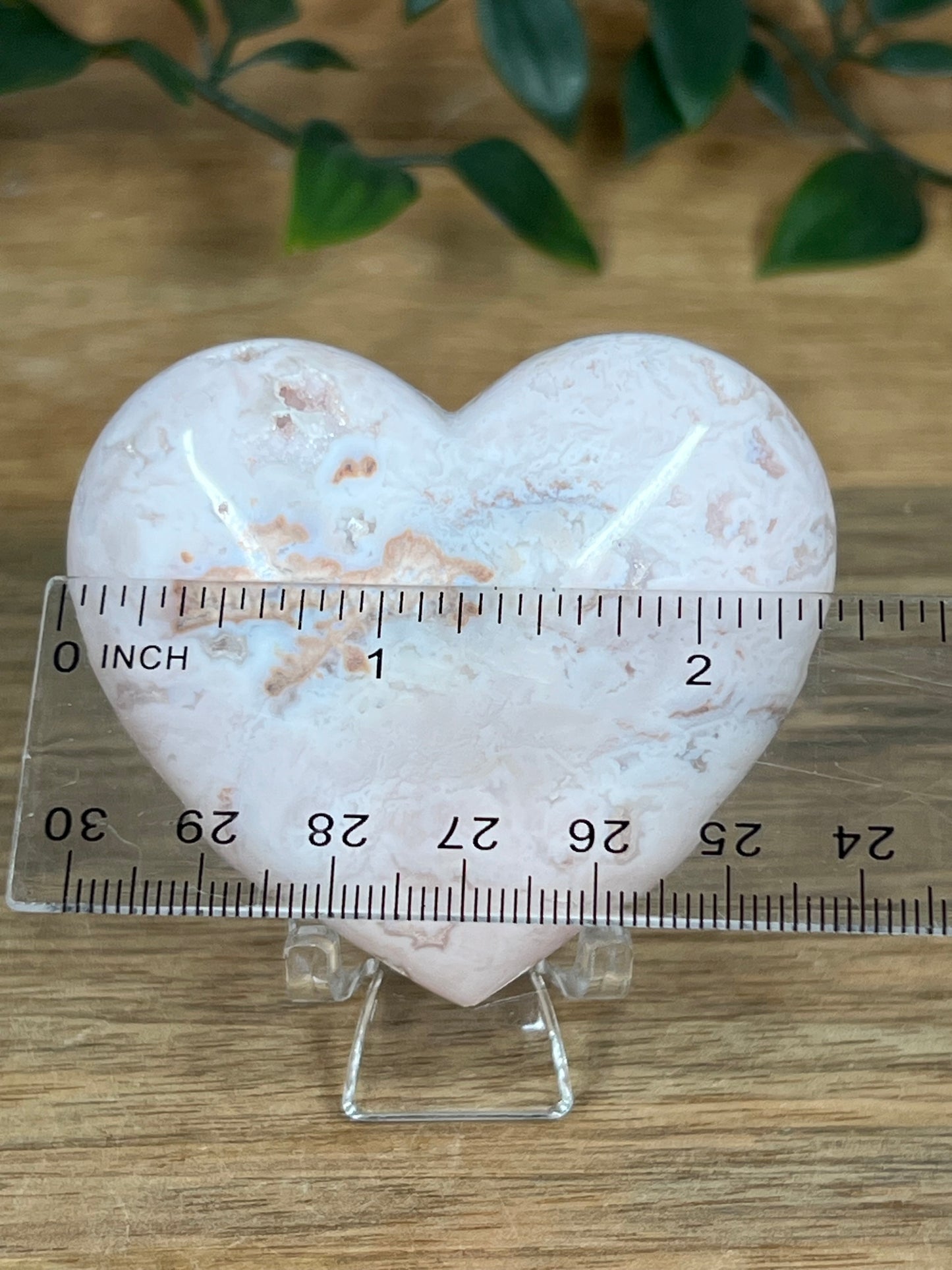 Pink Carnelian Heart