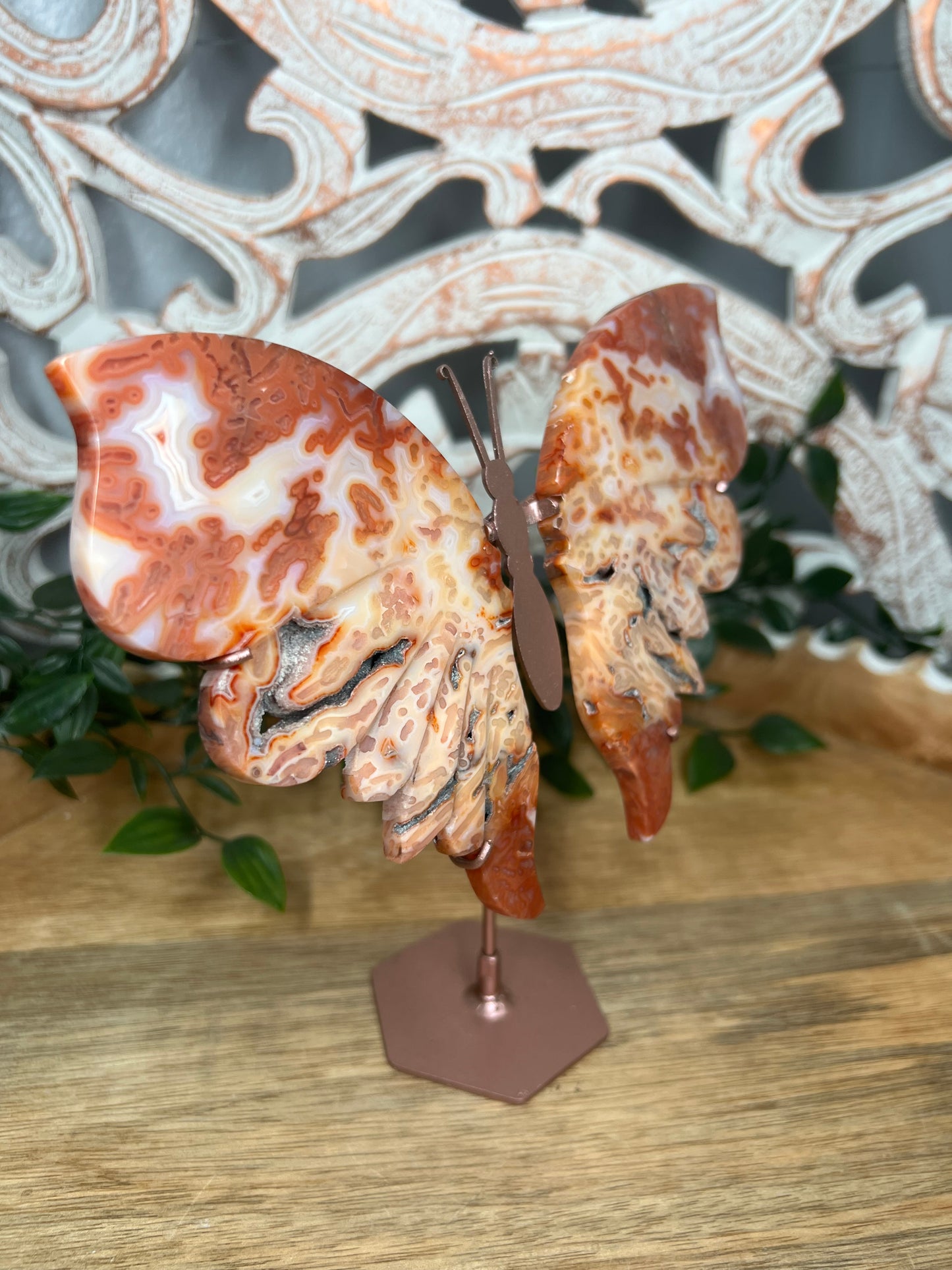 Pink Carnelian Wings