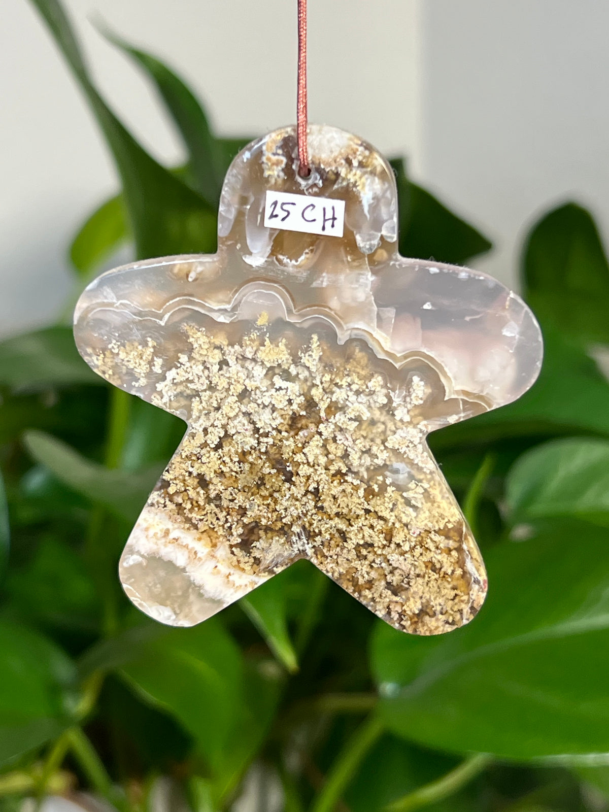 Scenic Moss Agate Gingerbread Ornaments