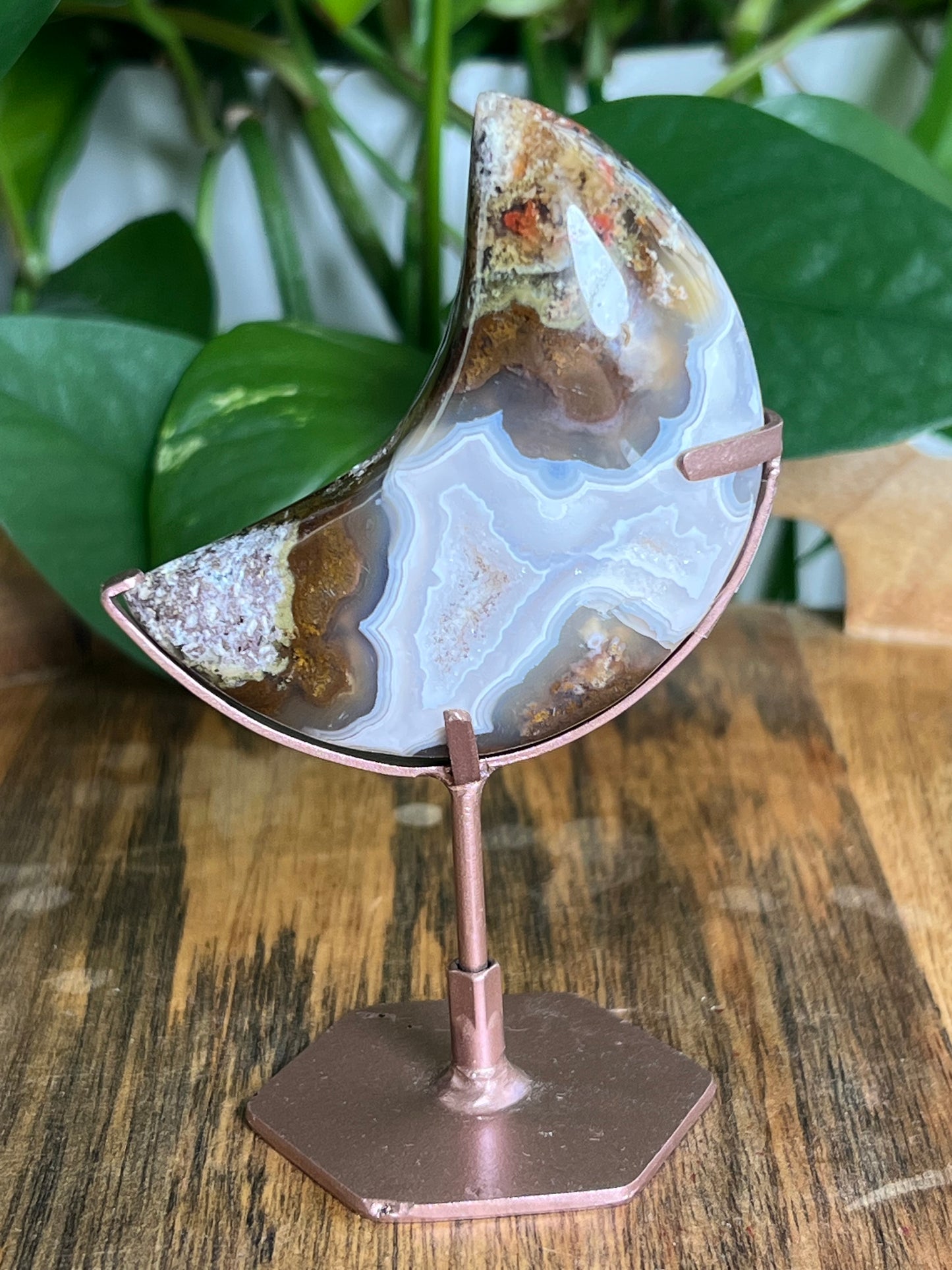 Scenic Moss Agate Moon: DE