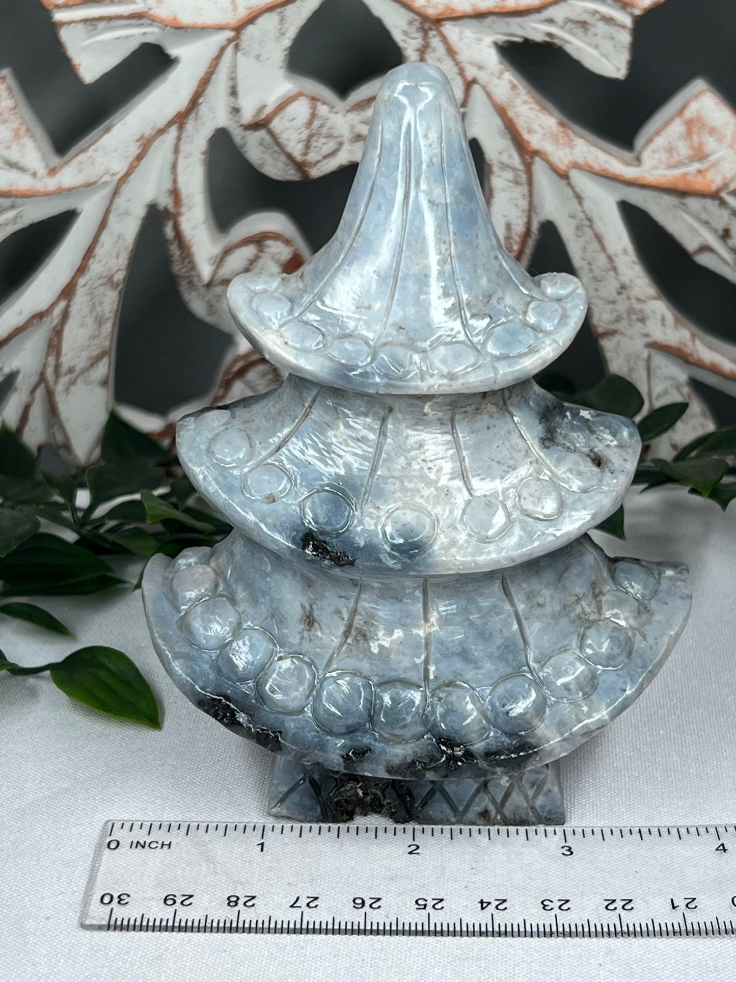 Blue Plume Agate Tree