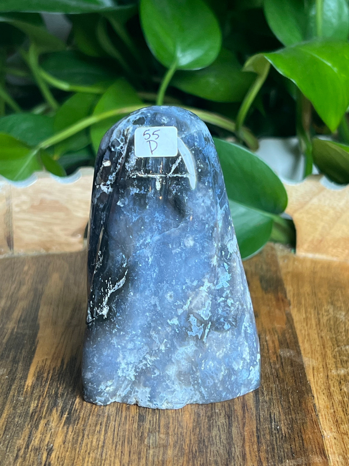 Blue Plume Agate Ghost: D