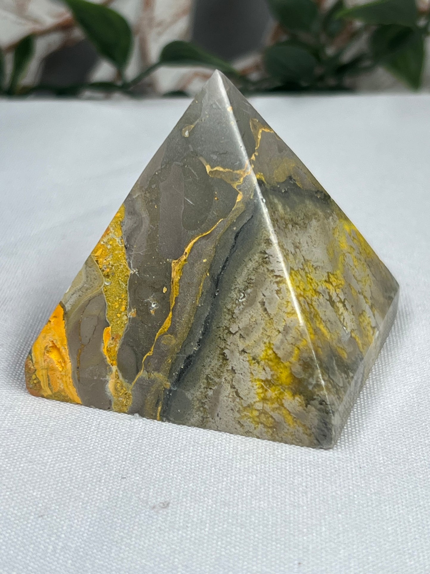 Bumblebee Jasper Pyramid
