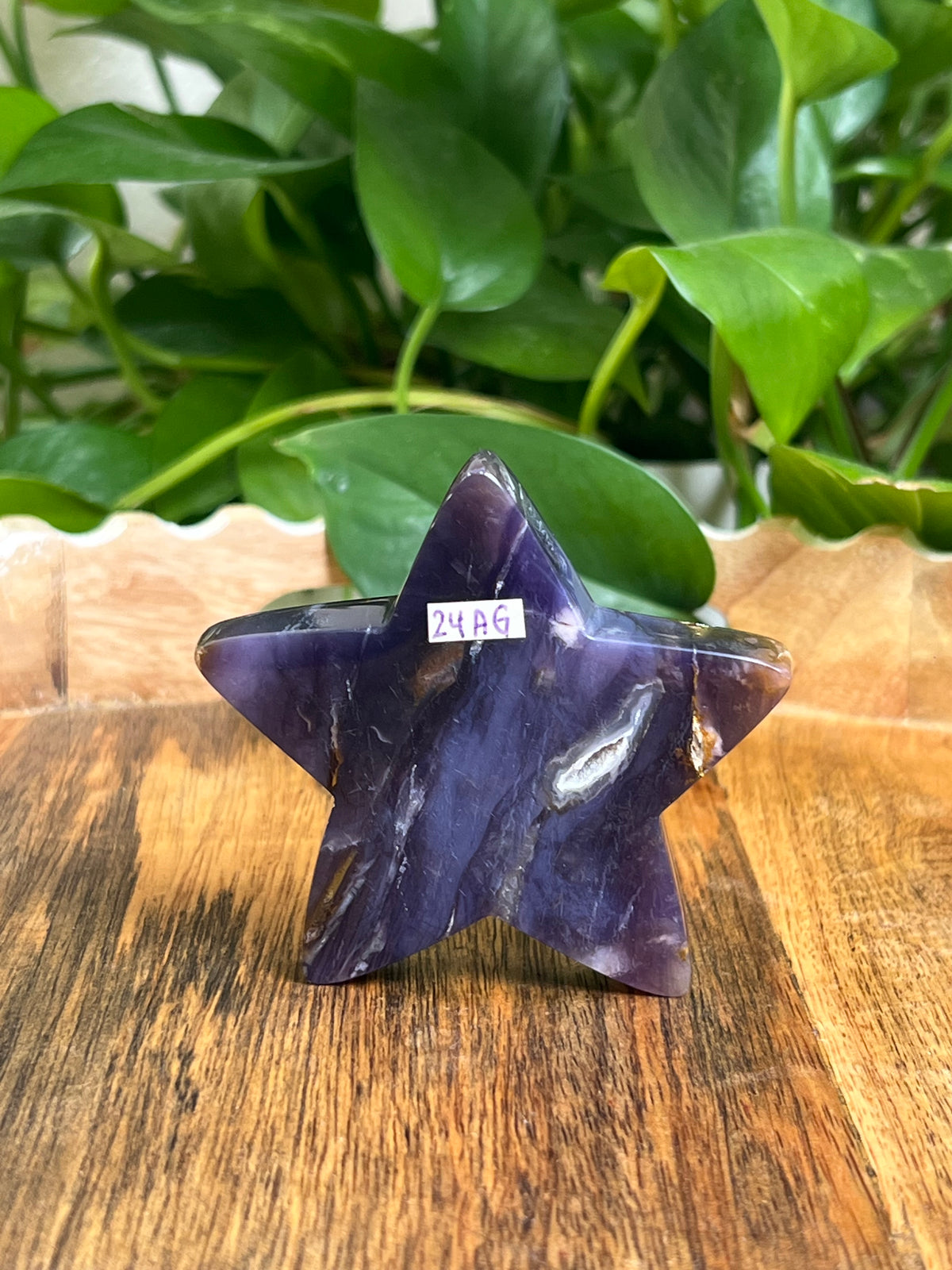 Purple Chalcedony Star: AG