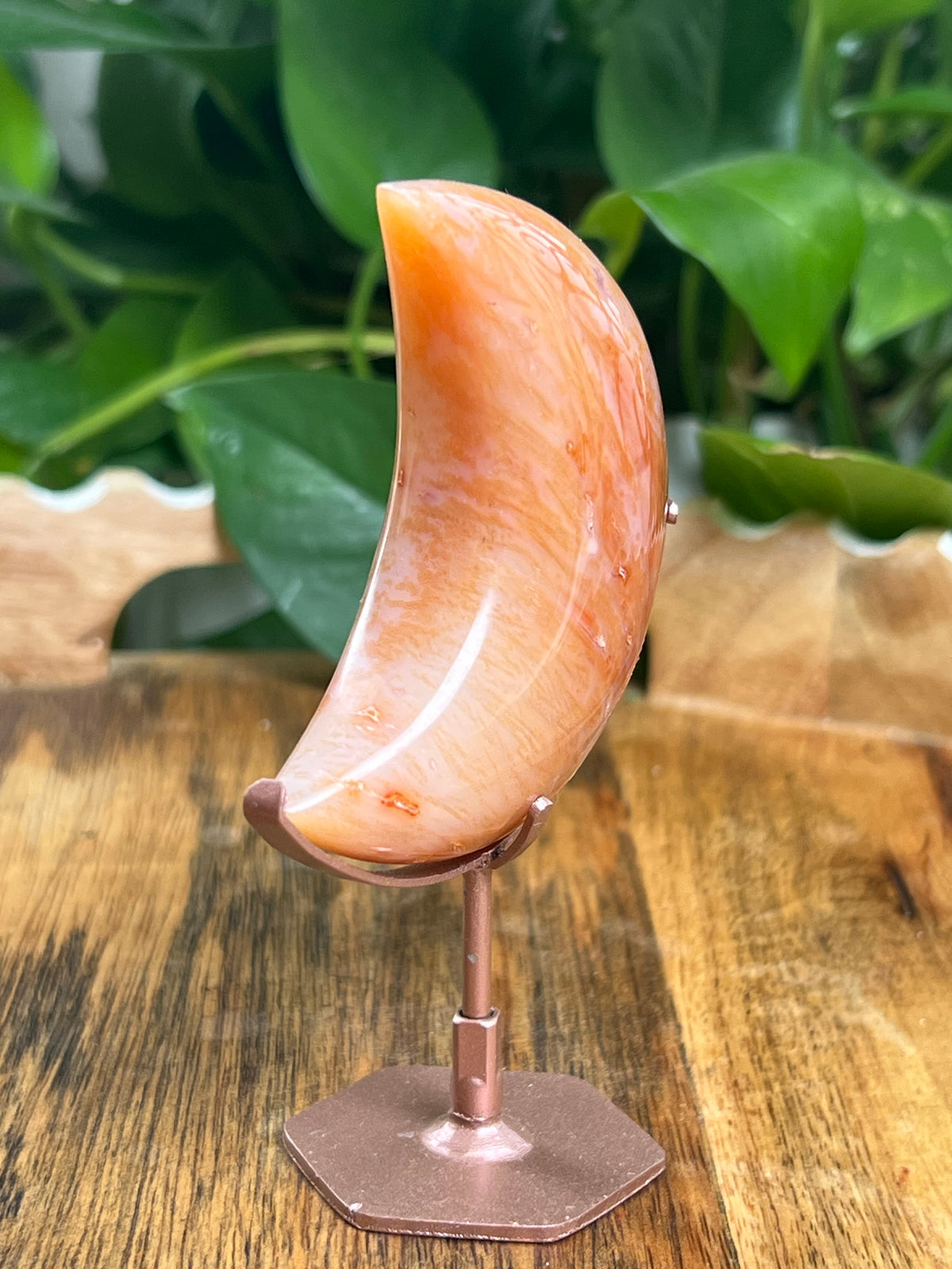 Carnelian Mini Puffy Moon: TC