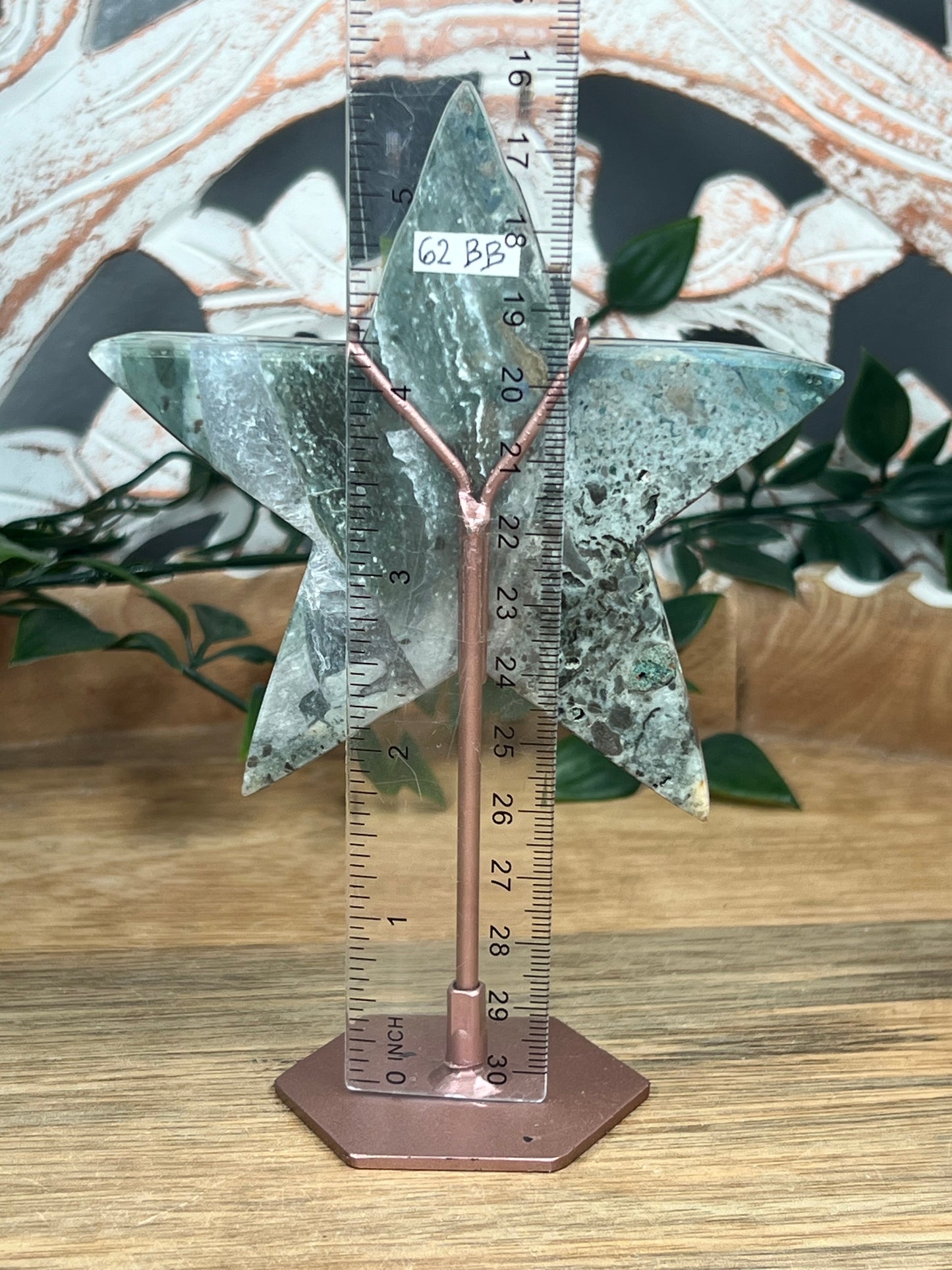 Blue Green Jasper Star