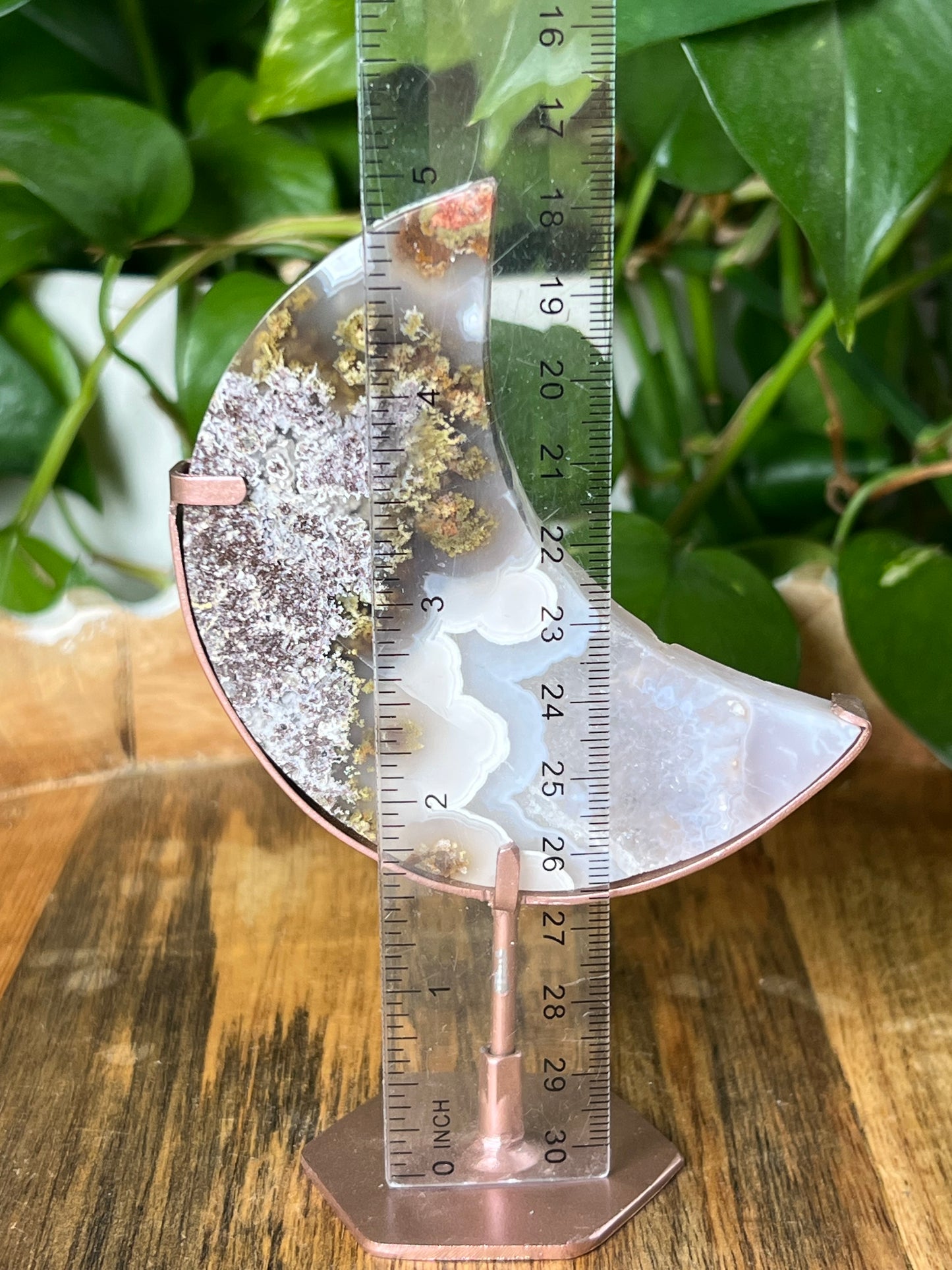 Scenic Moss Agate Moon