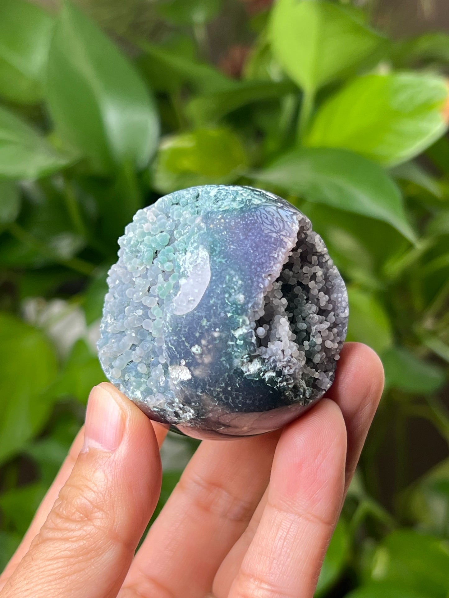 Grape Agate Sphere