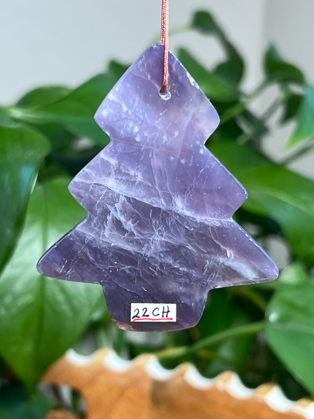 Purple Chalcedony Tree Ornaments