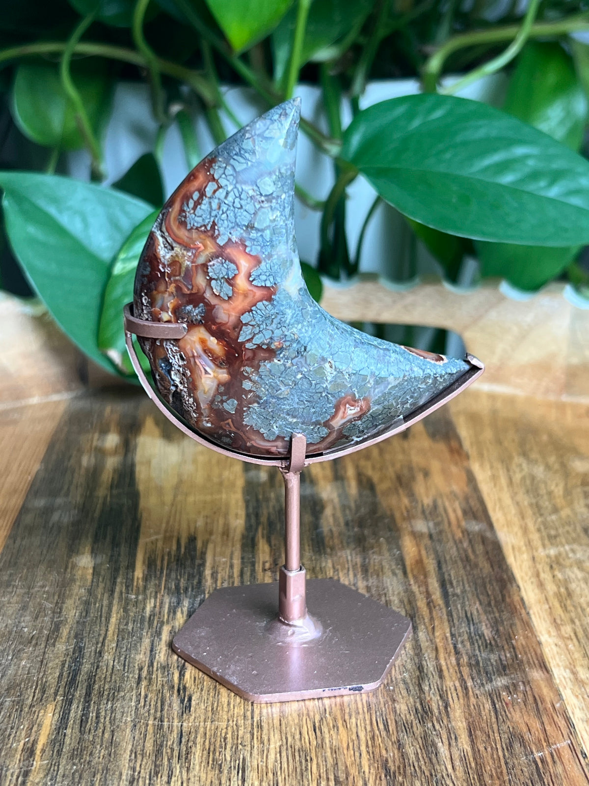 Marcasite Mini Puffy Moon: DA