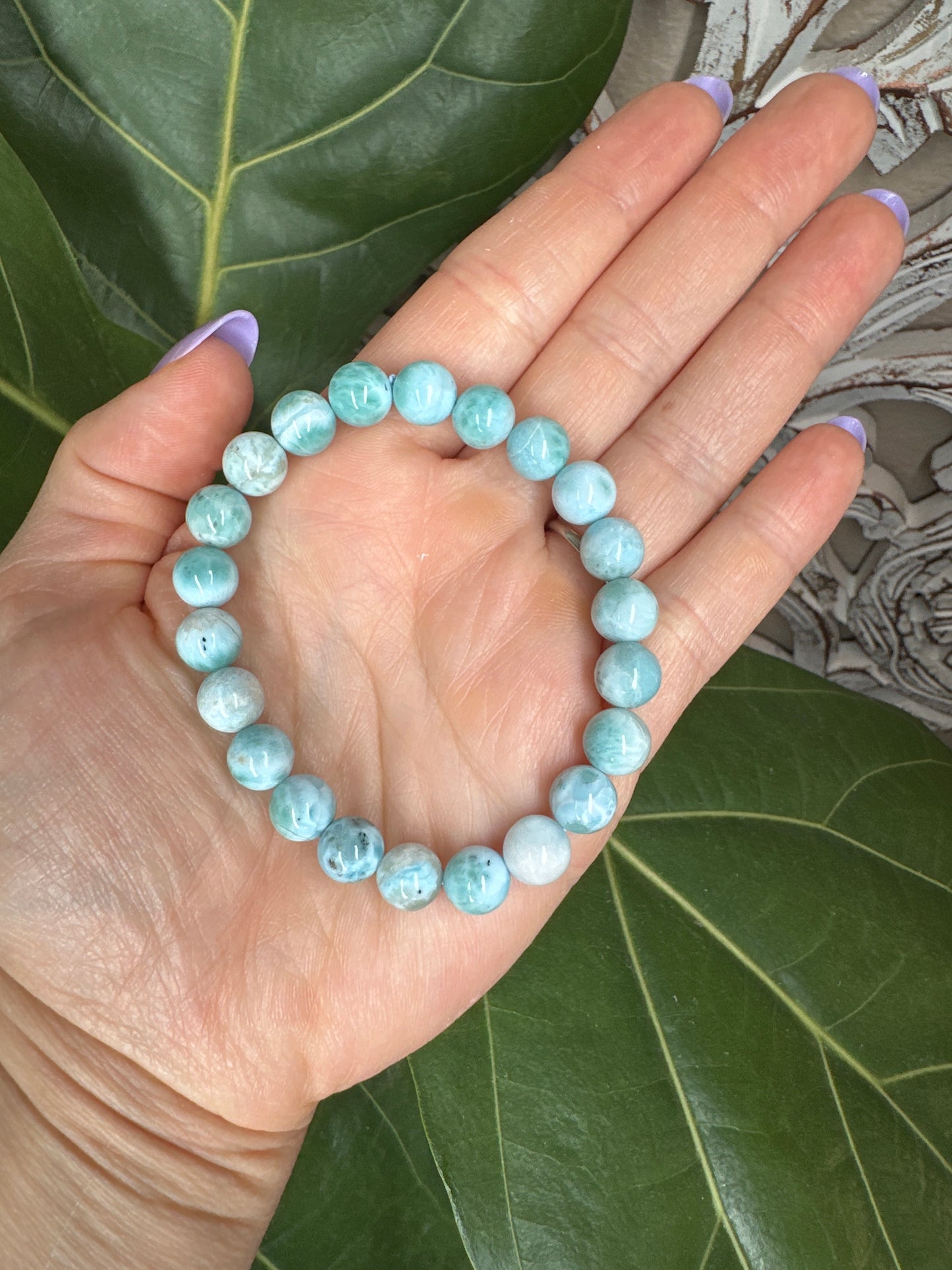 Larimar Beaded Bracelet