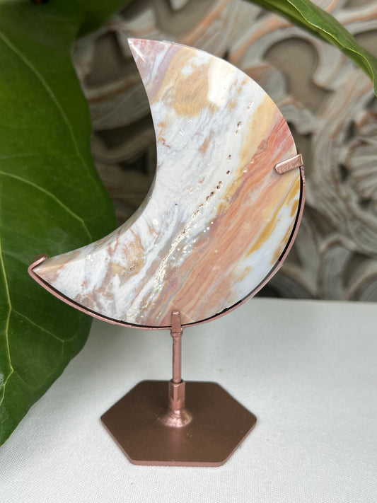 Milky Jasper Moon