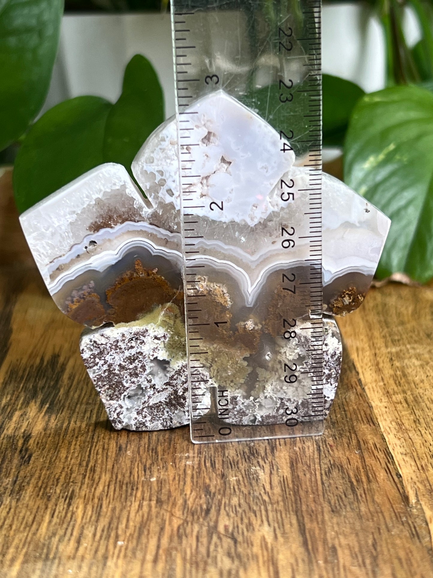 Scenic Moss Agate Flower KB